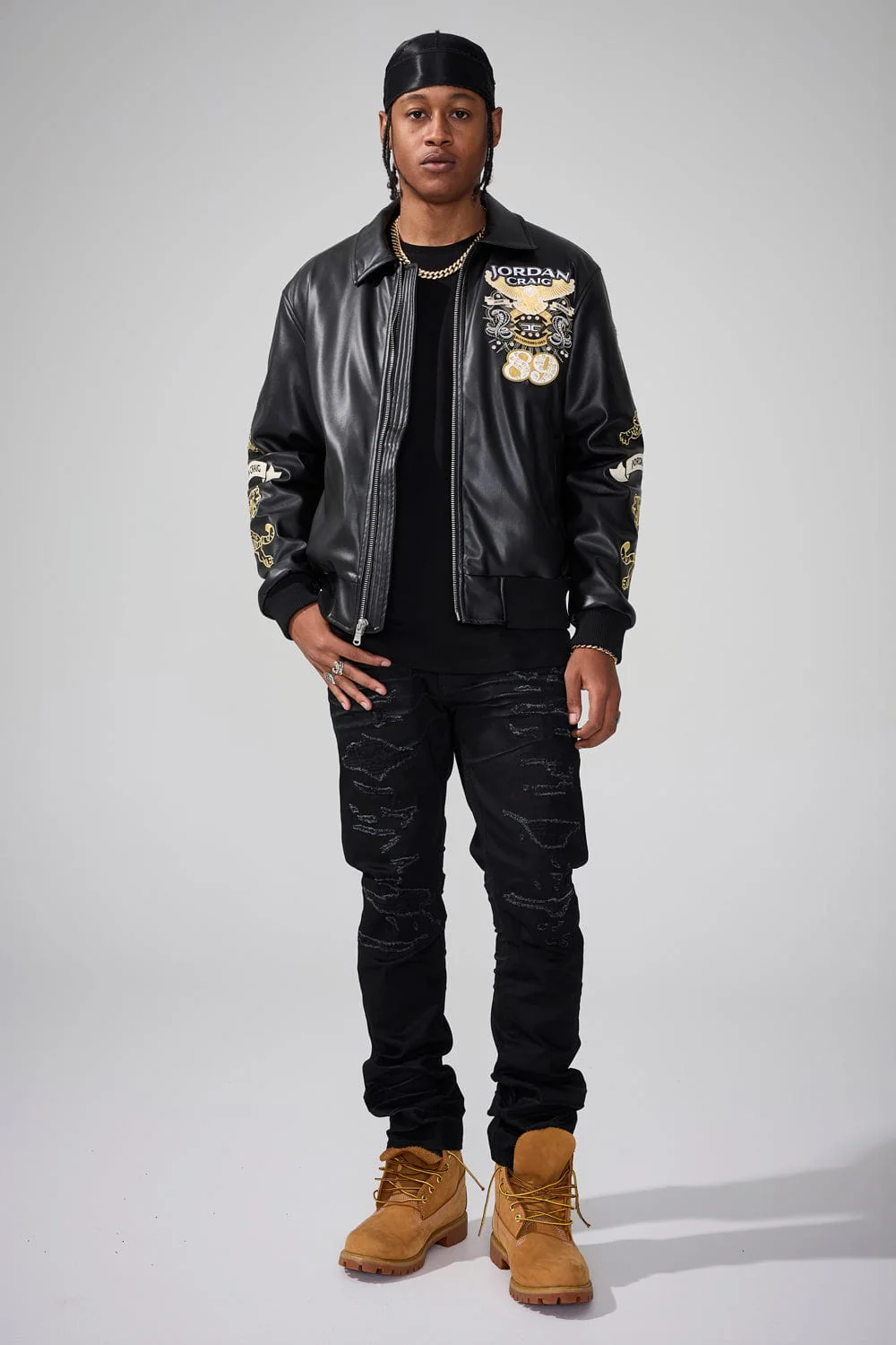 89' Til Infinity Bomber Jacket (Black) - Image 4