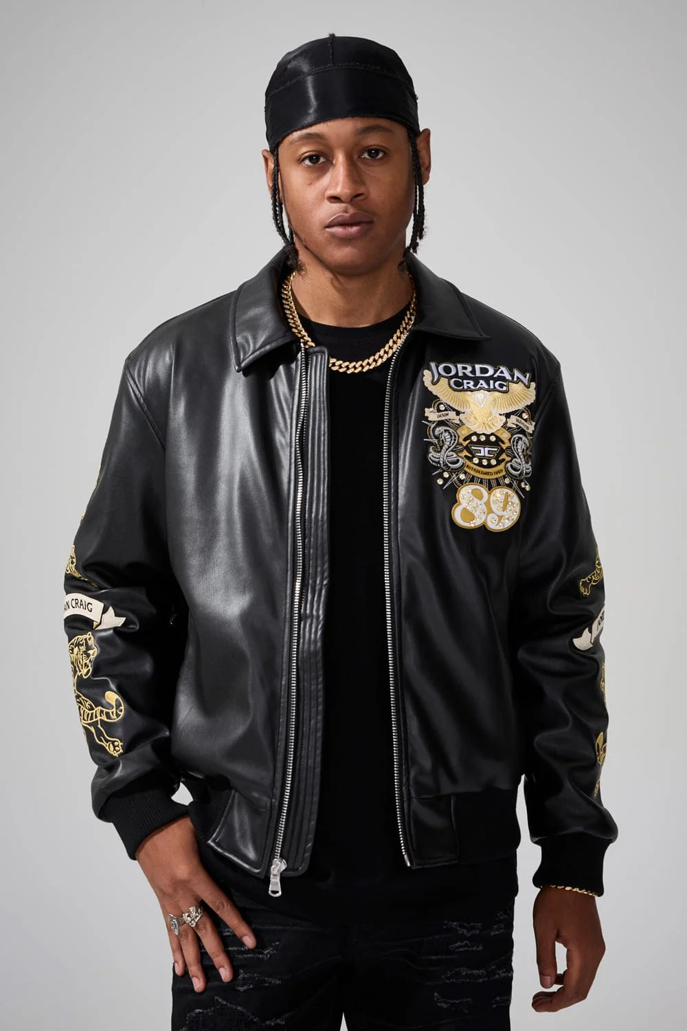 89' Til Infinity Bomber Jacket (Black) - Image 6