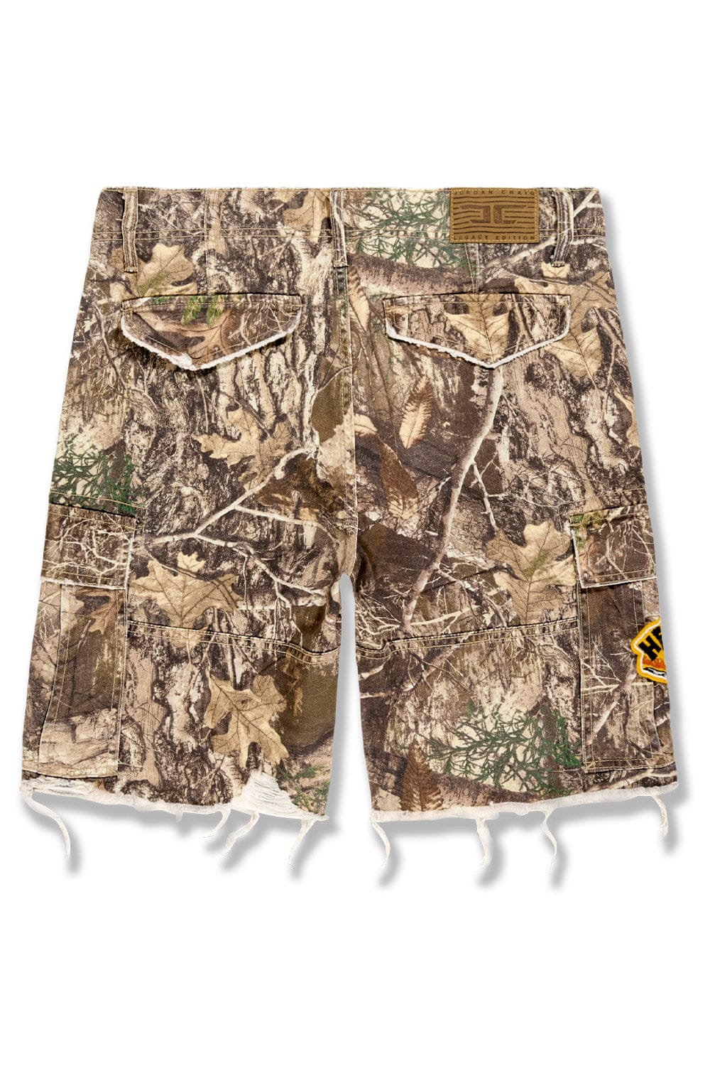 Big Men's War Angel Cargo Shorts - Image 12