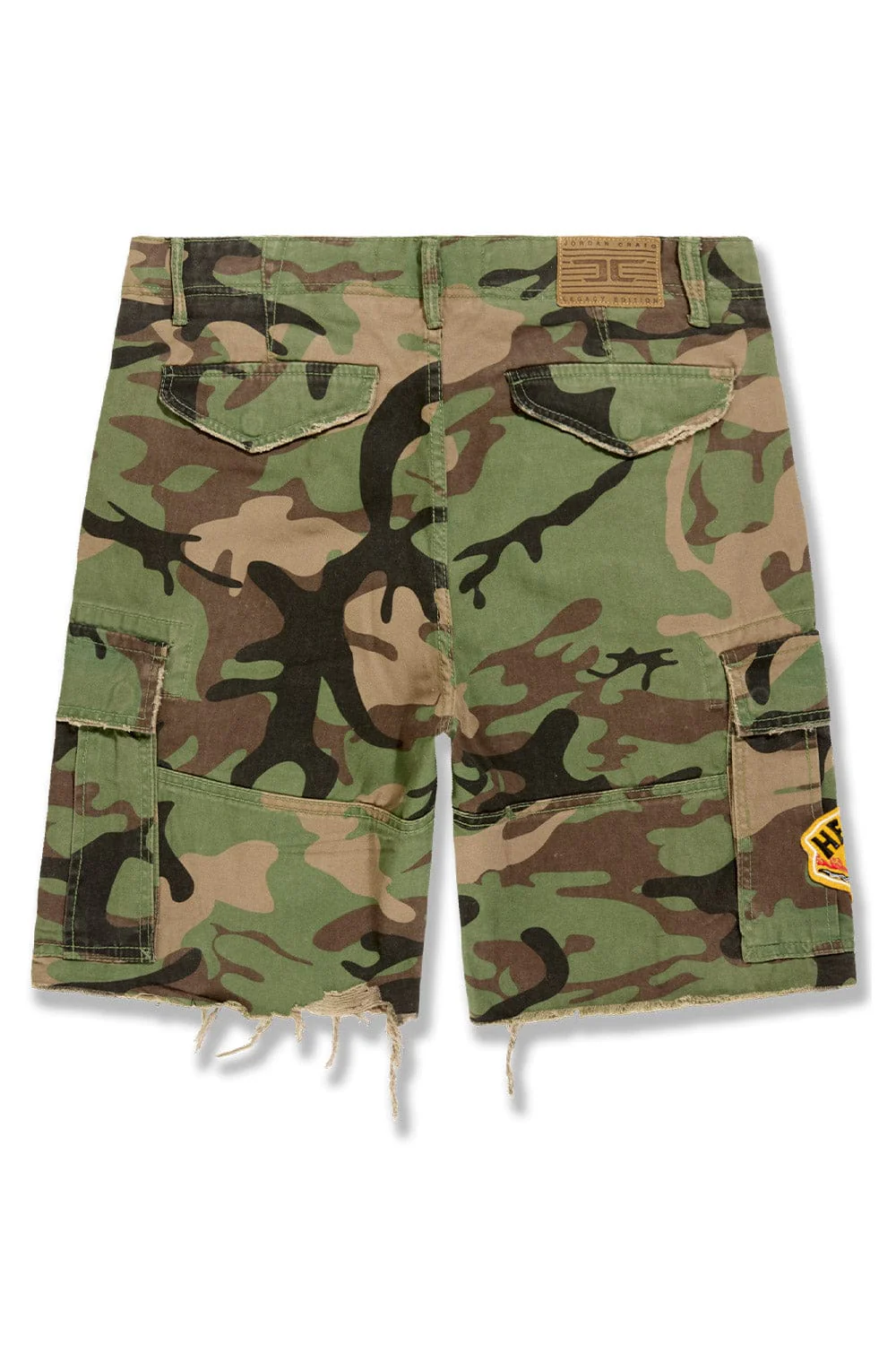 Big Men's War Angel Cargo Shorts - Image 4