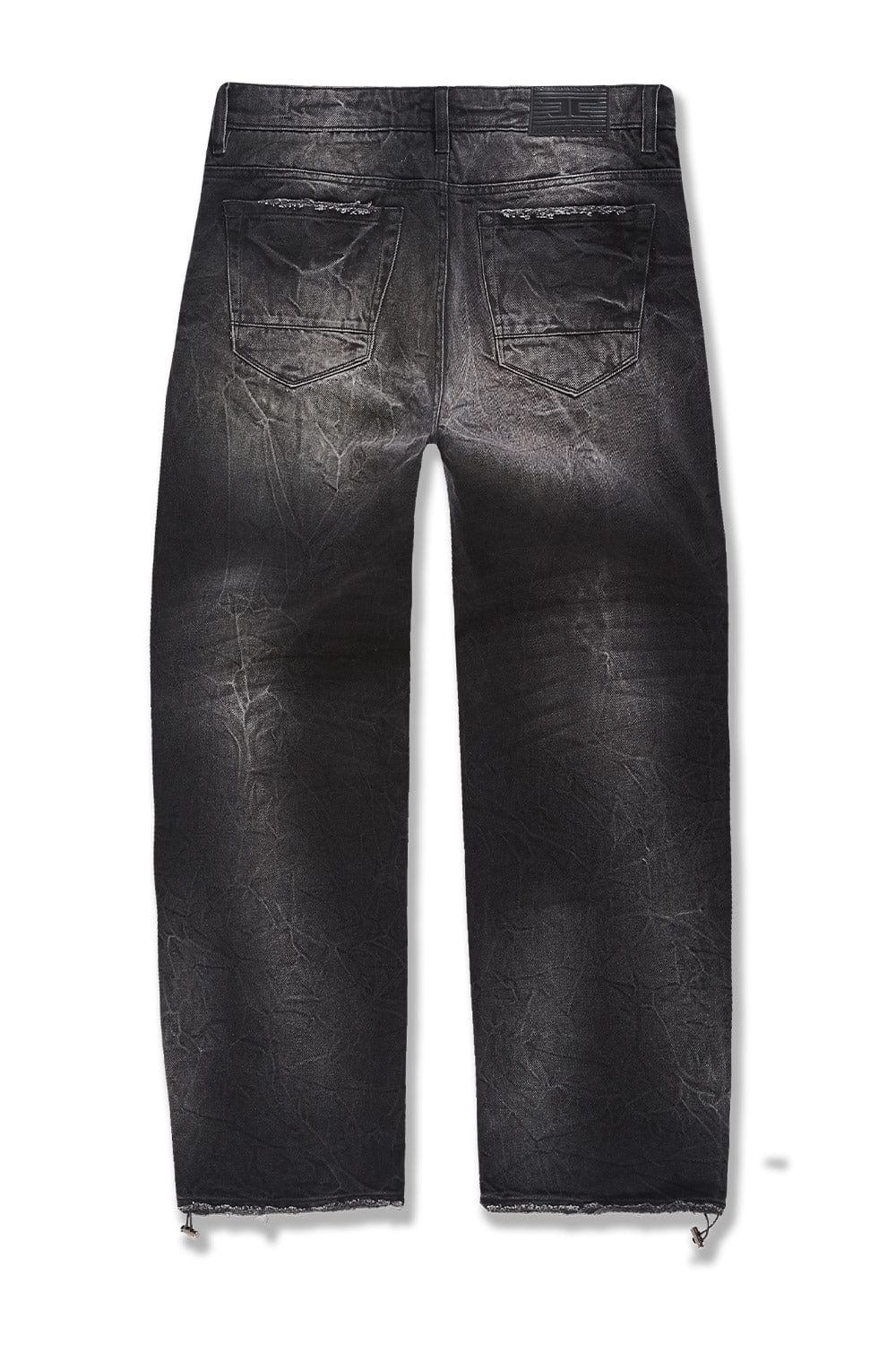 Wide Leg Fit - Reconstructed Denim (Black Shadow) - Brian Collection - Image 3
