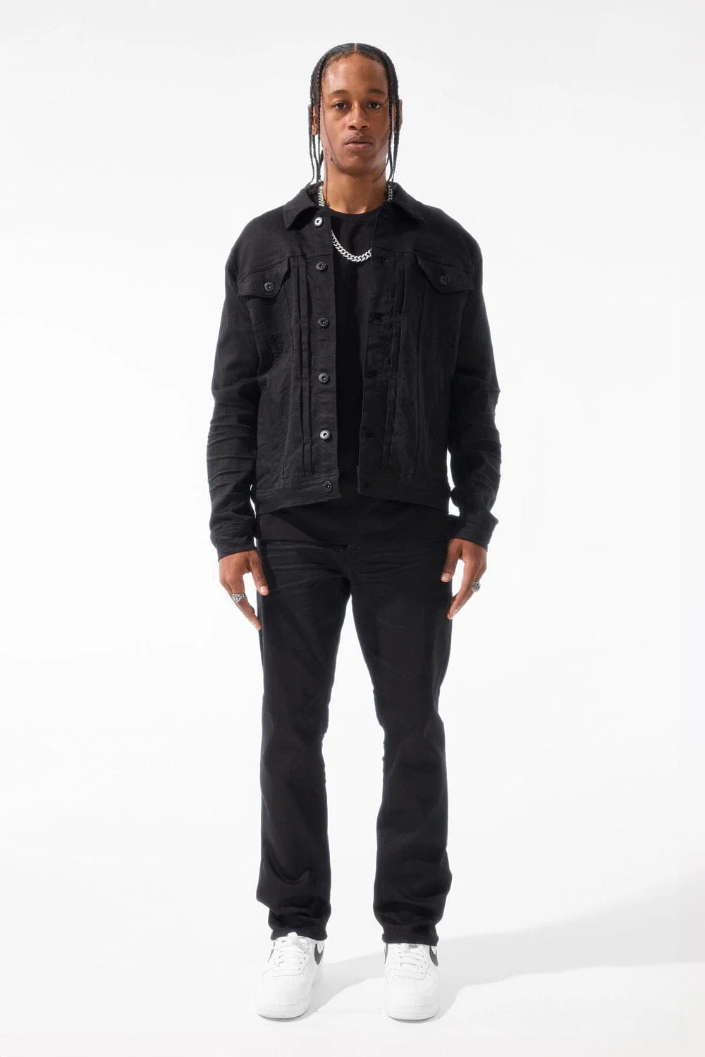 Straight Fit - Obsidian Denim (Black) - Collins Collection - Image 6
