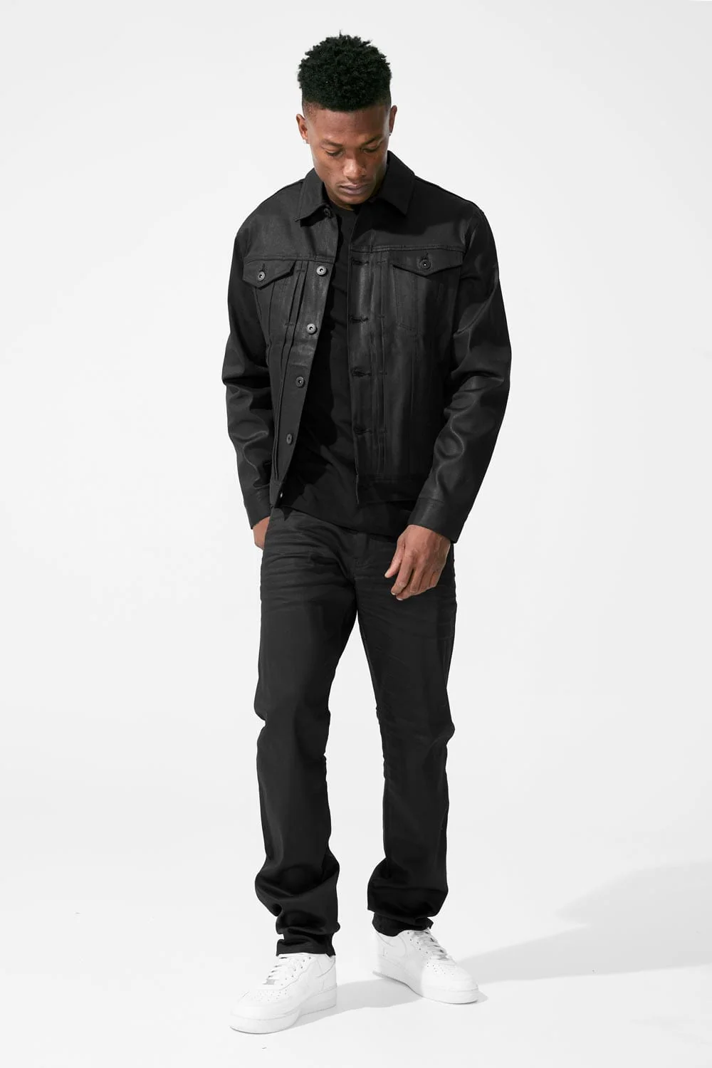 Straight Fit - Smooth Criminal Denim (Jet Black) - Collins Collection - Image 4