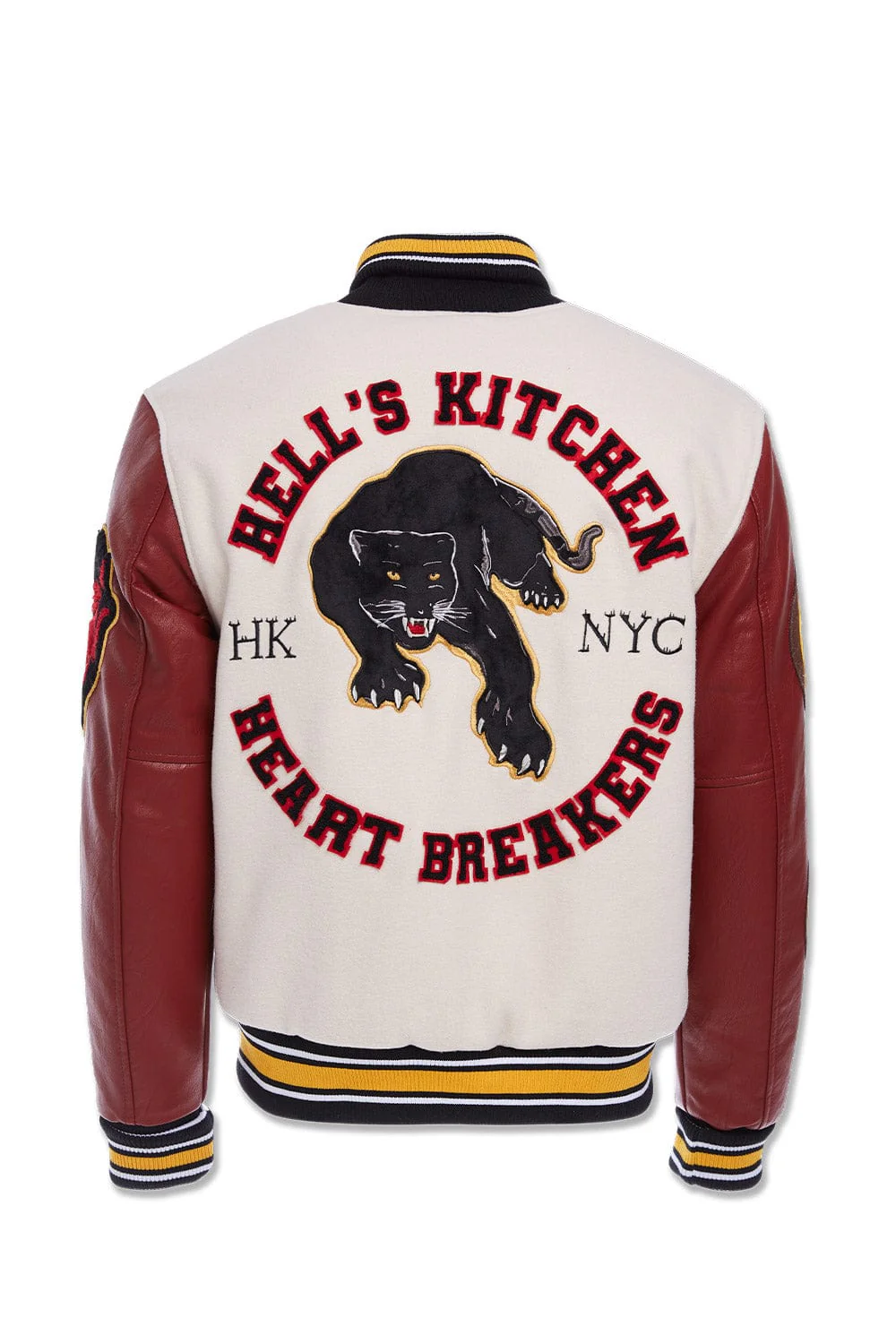 Hell's Kitchen Varsity Jacket (Cream) - Image 7