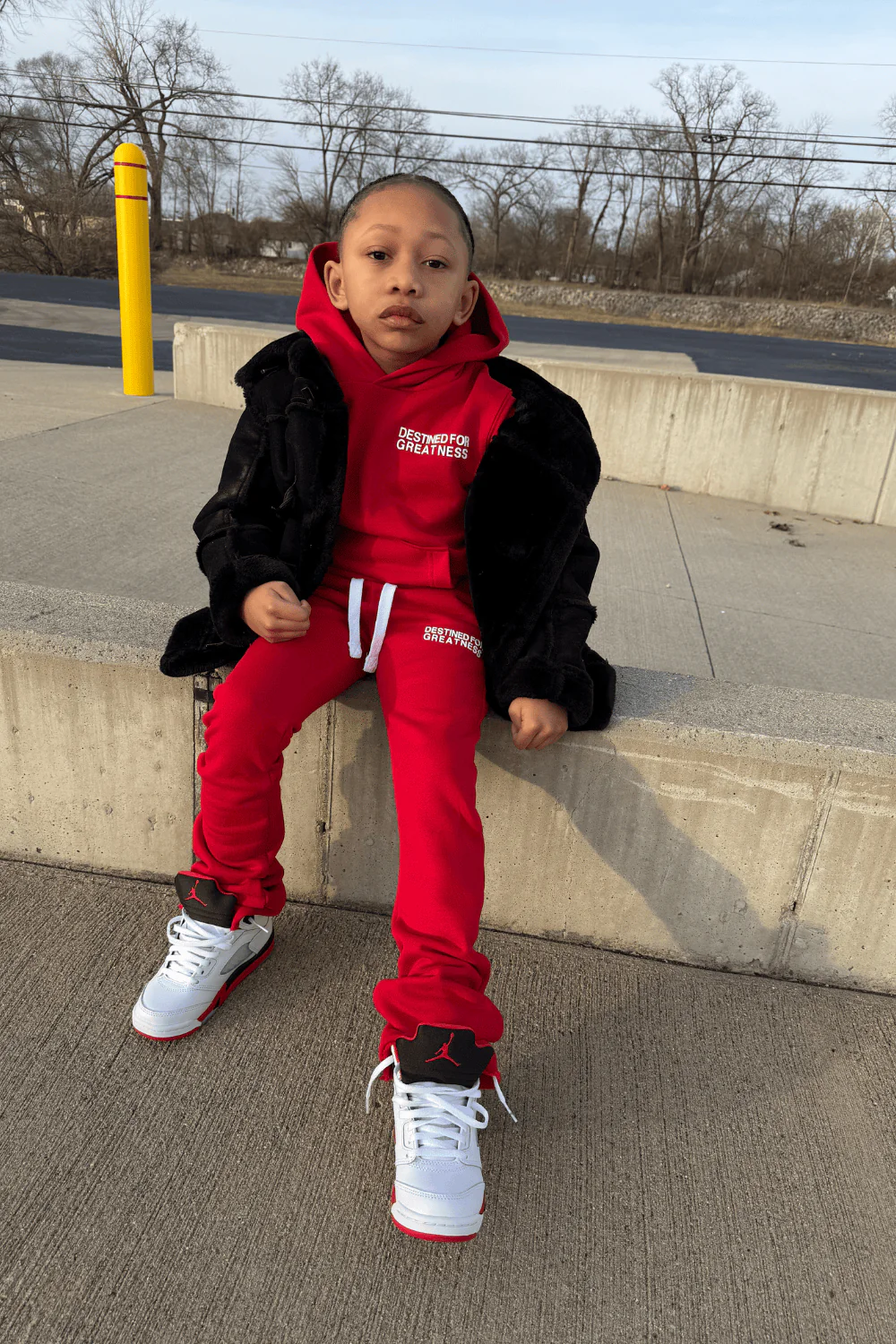 Kids Destined For Greatness Stacked Sweatpants (2026 Edition) - Image 18