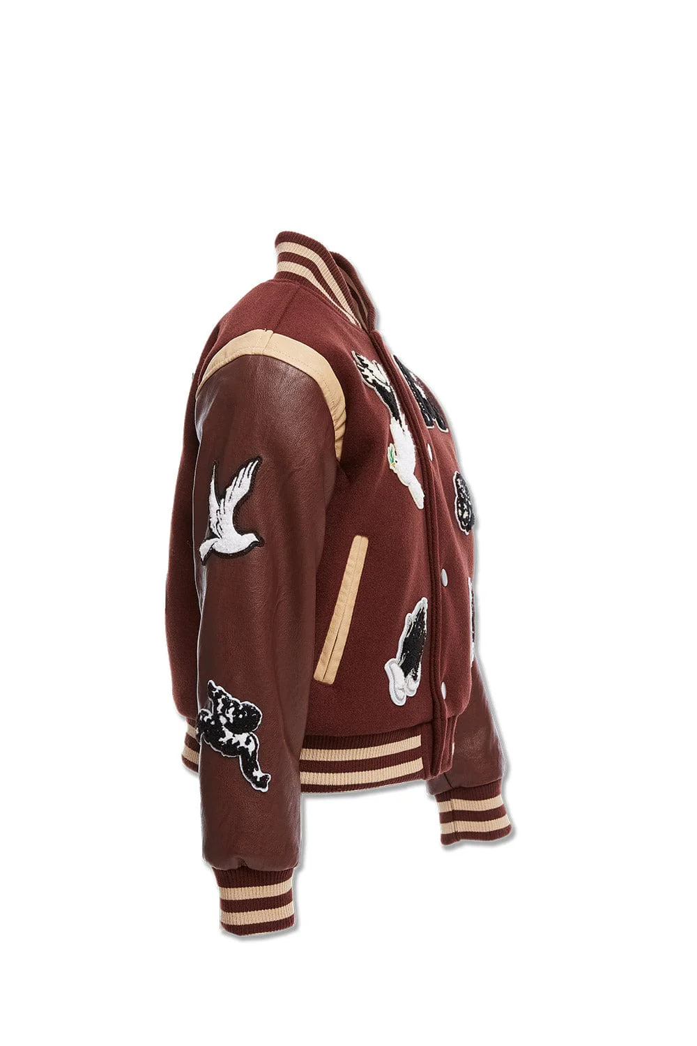 Kids Fallen Angels Varsity Jacket (Chocolate) - Image 4