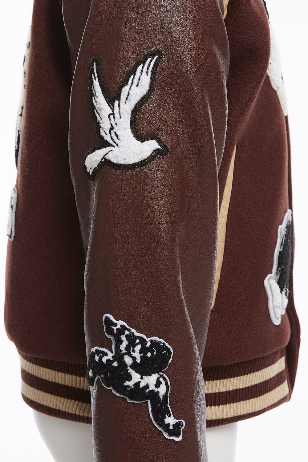 Kids Fallen Angels Varsity Jacket (Chocolate) - Image 7