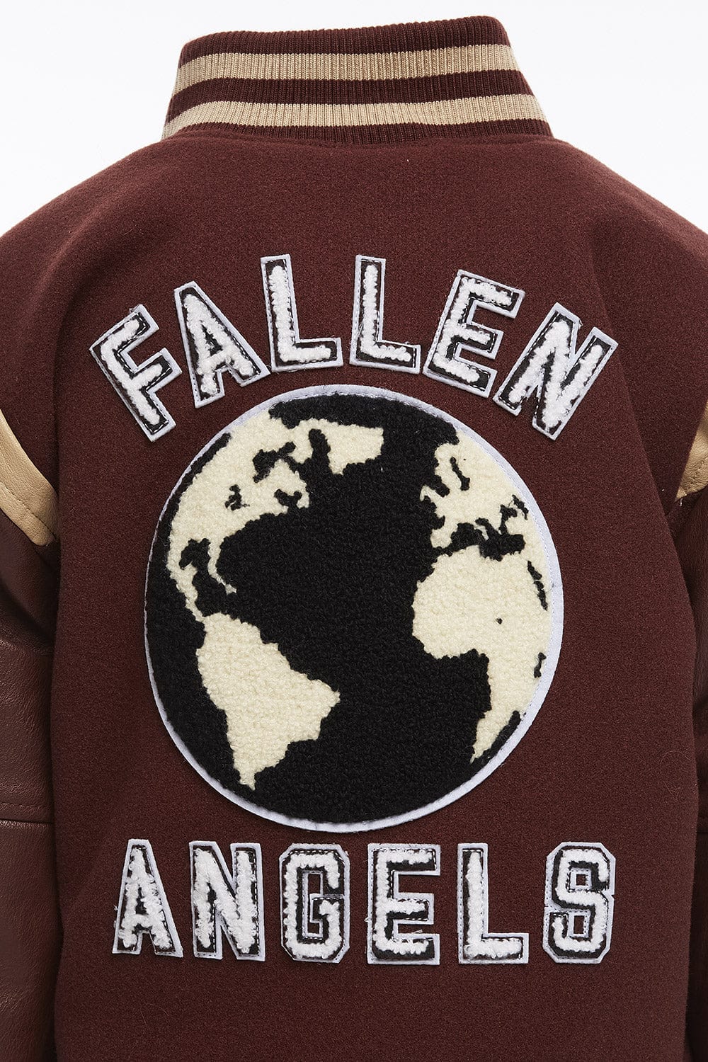 Kids Fallen Angels Varsity Jacket (Chocolate) - Image 8