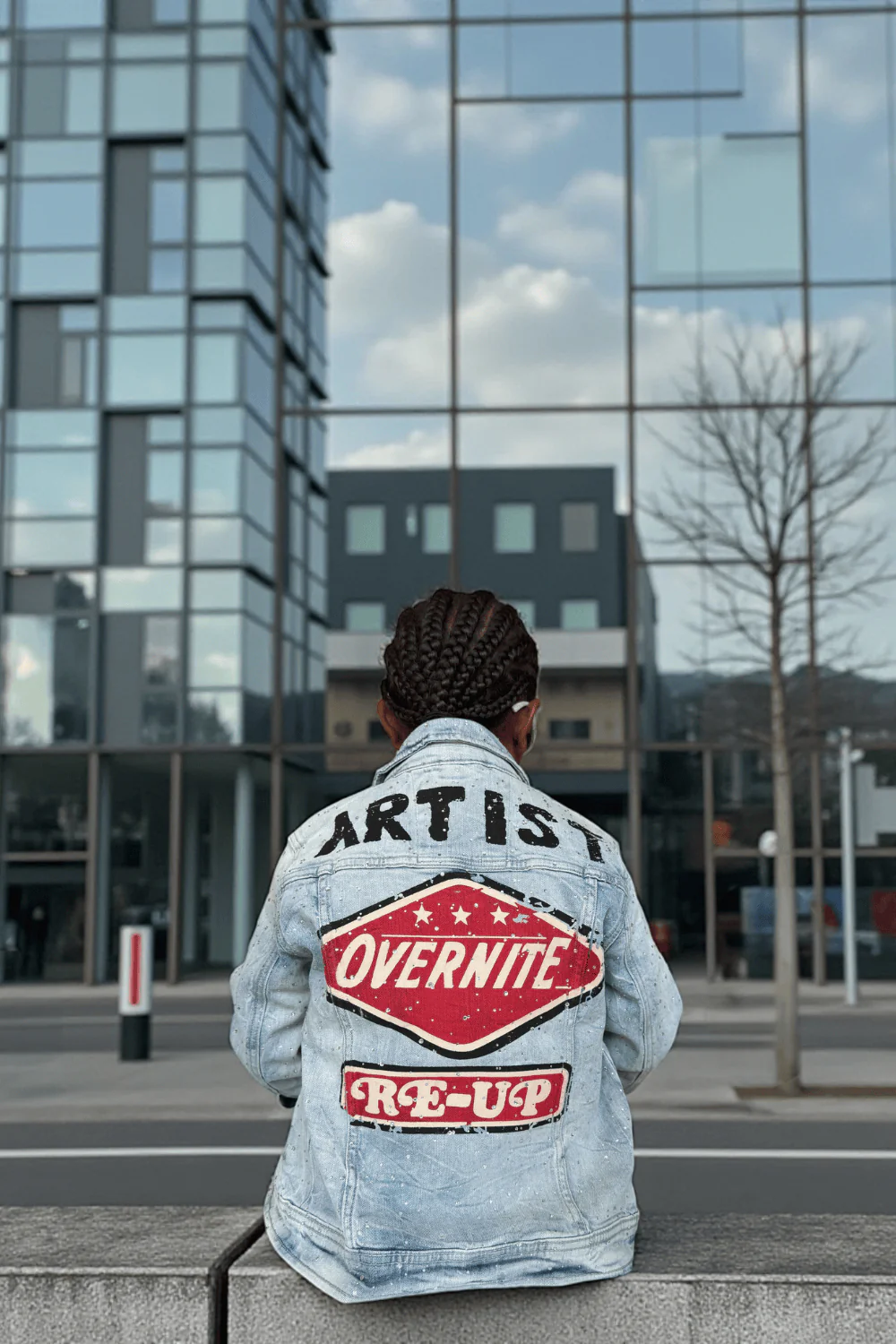Kids Local Dealer Trucker Jacket (Iced White) - Image 5