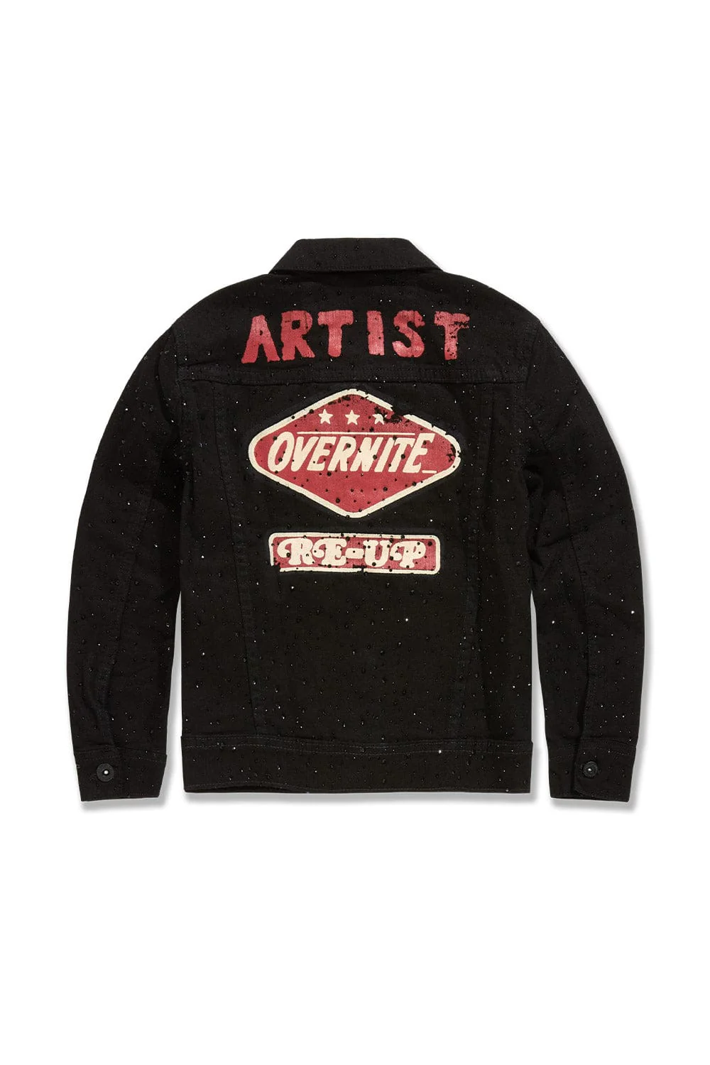 Kids Local Dealer Trucker Jacket (Jet Black) - Image 12