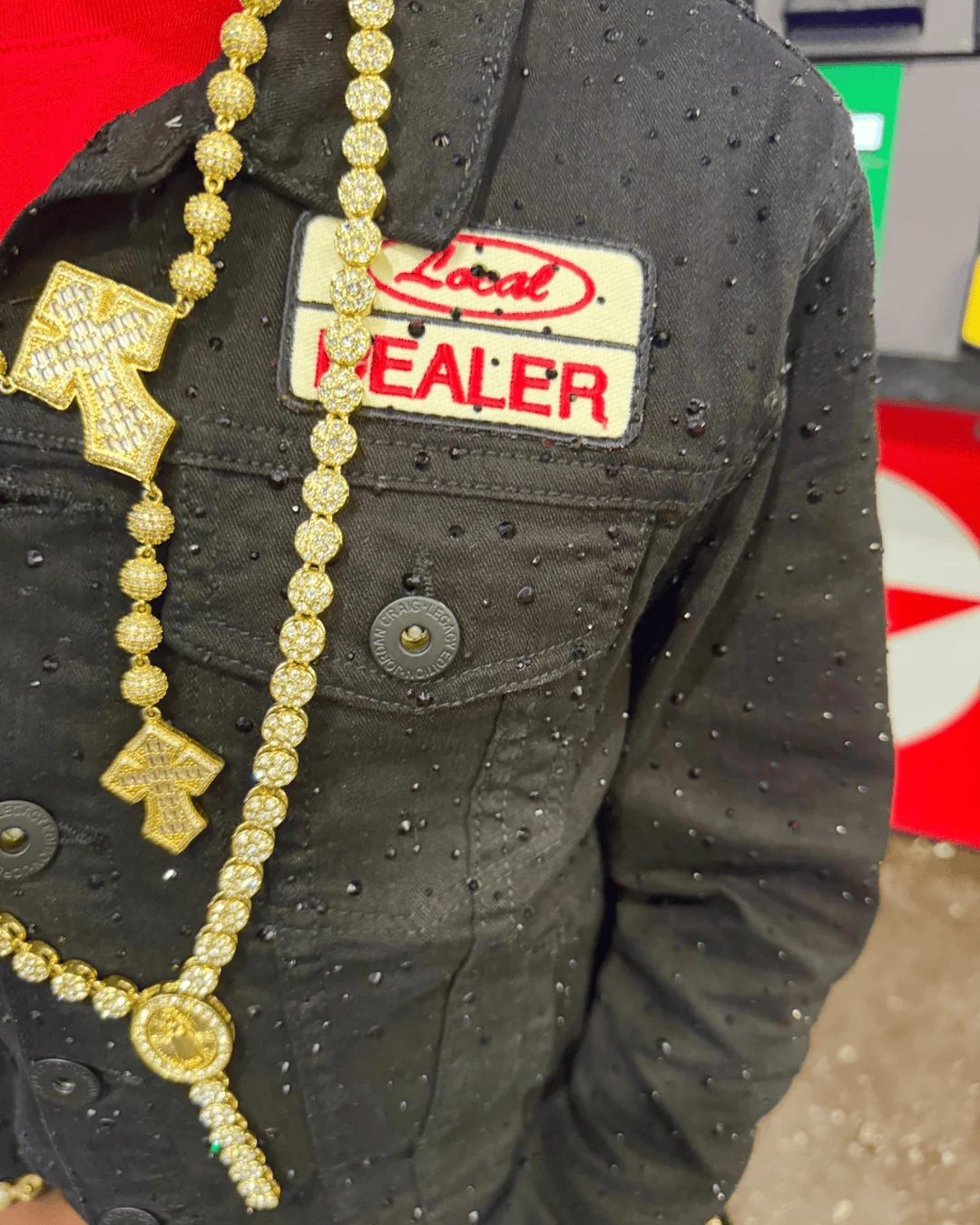 Kids Local Dealer Trucker Jacket (Jet Black) - Image 8