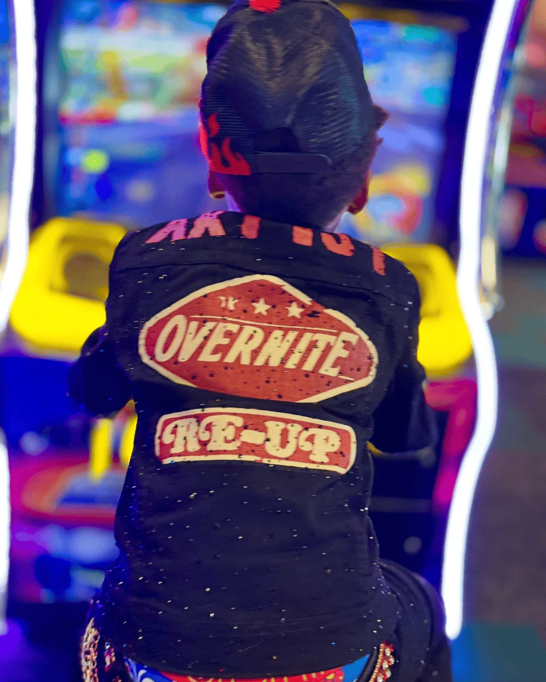 Kids Local Dealer Trucker Jacket (Jet Black) - Image 9