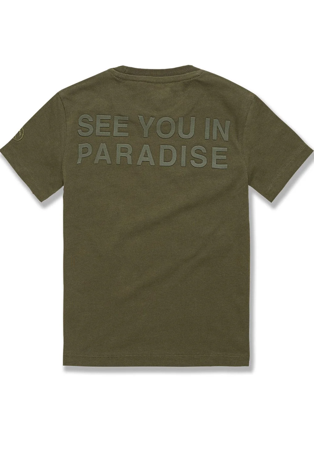 Kids Paradise Tonal T-Shirt (Olive) - Image 3
