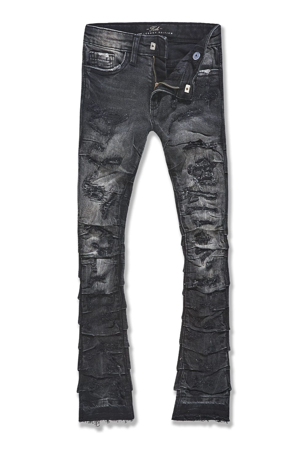 Kids Stacked Ripple Effect Denim 5 Pack #2 - Image 3