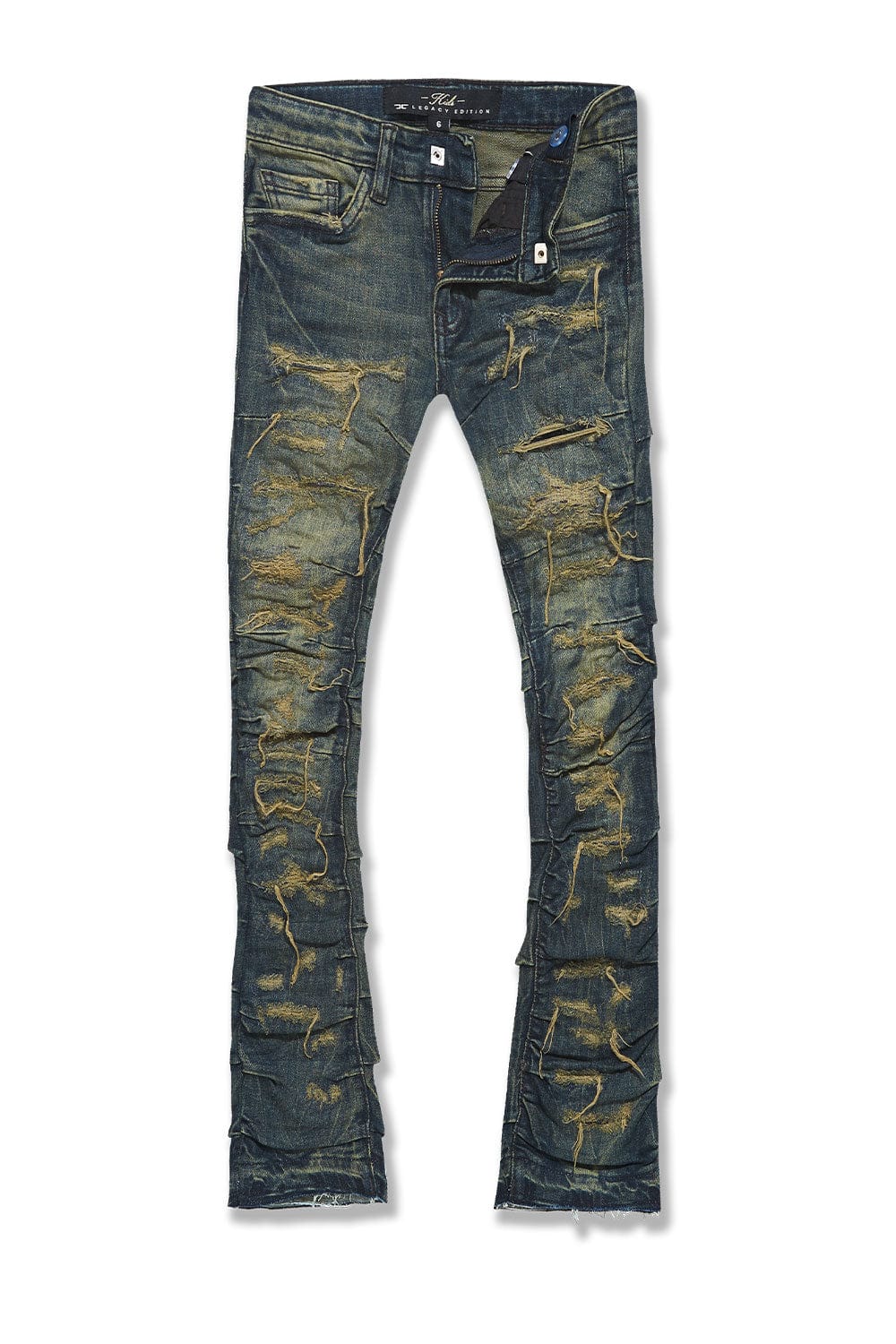 Kids Stacked Ripple Effect Denim 5 Pack #2 - Image 4
