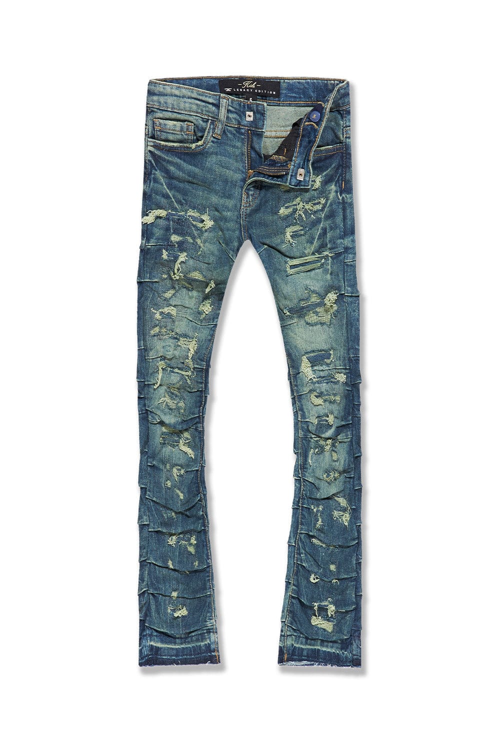 Kids Stacked Ripple Effect Denim 5 Pack #2 - Image 6