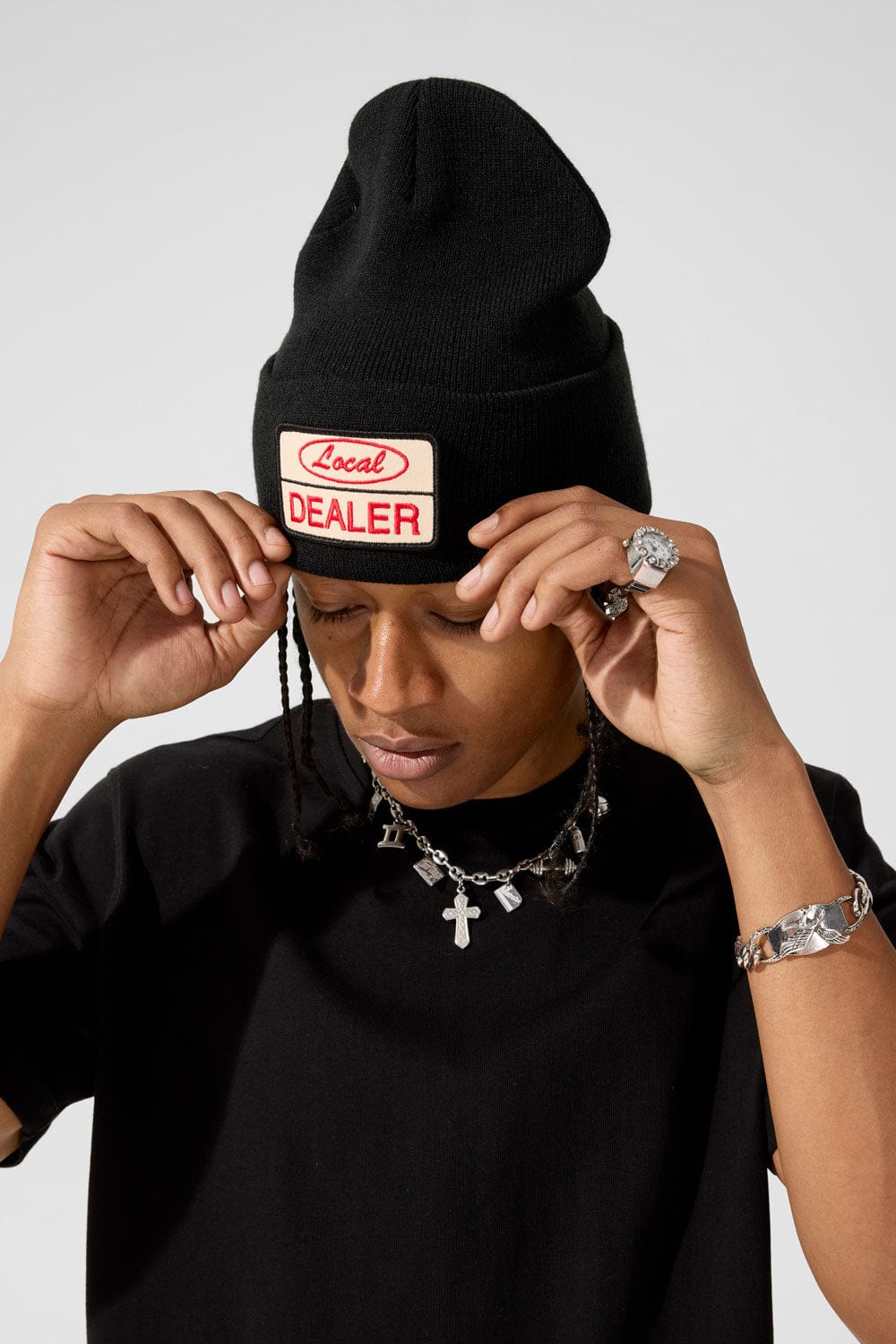 Local Dealer Knit Beanie (Black) - Image 3