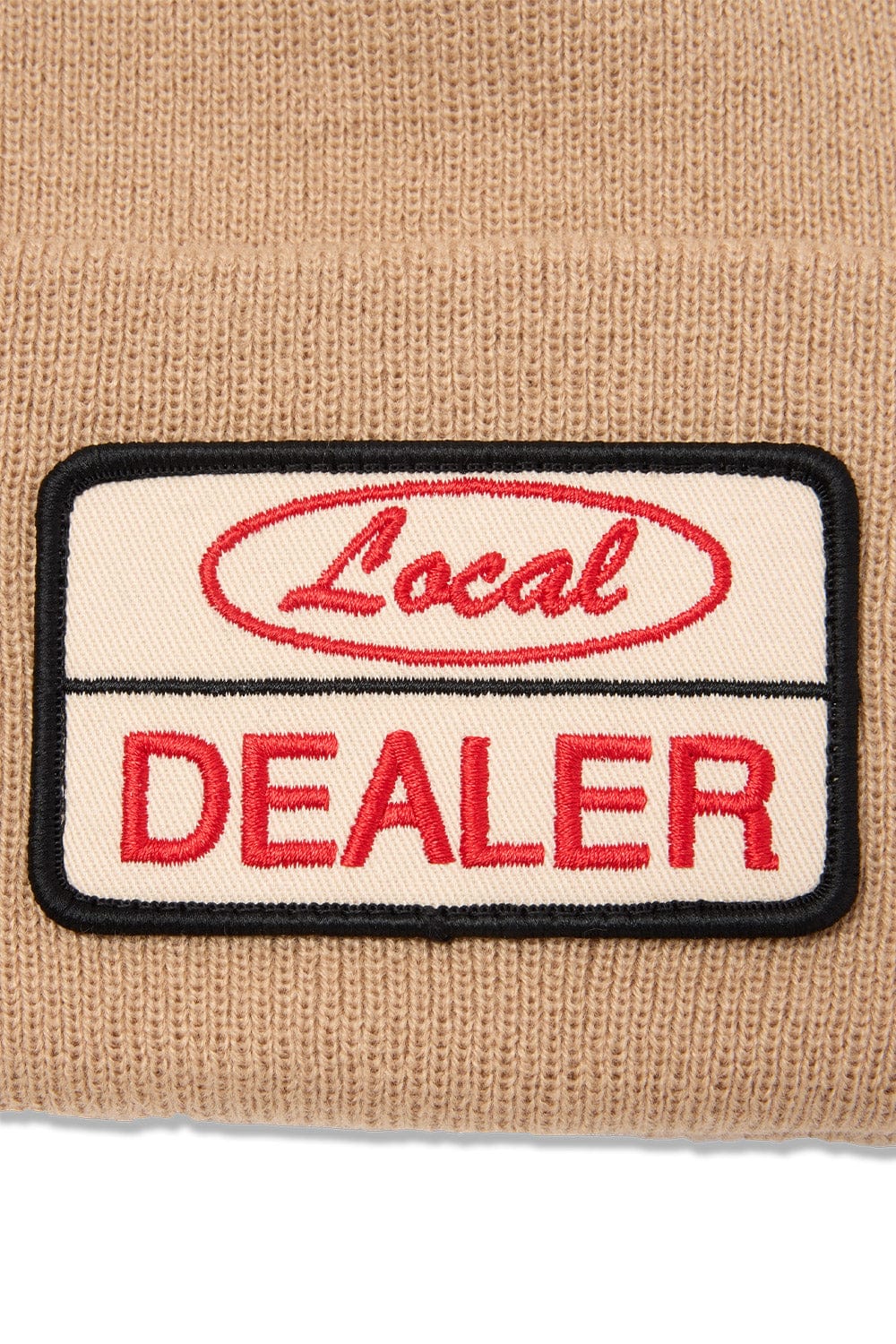 Local Dealer Knit Beanie (Khaki) - Image 4