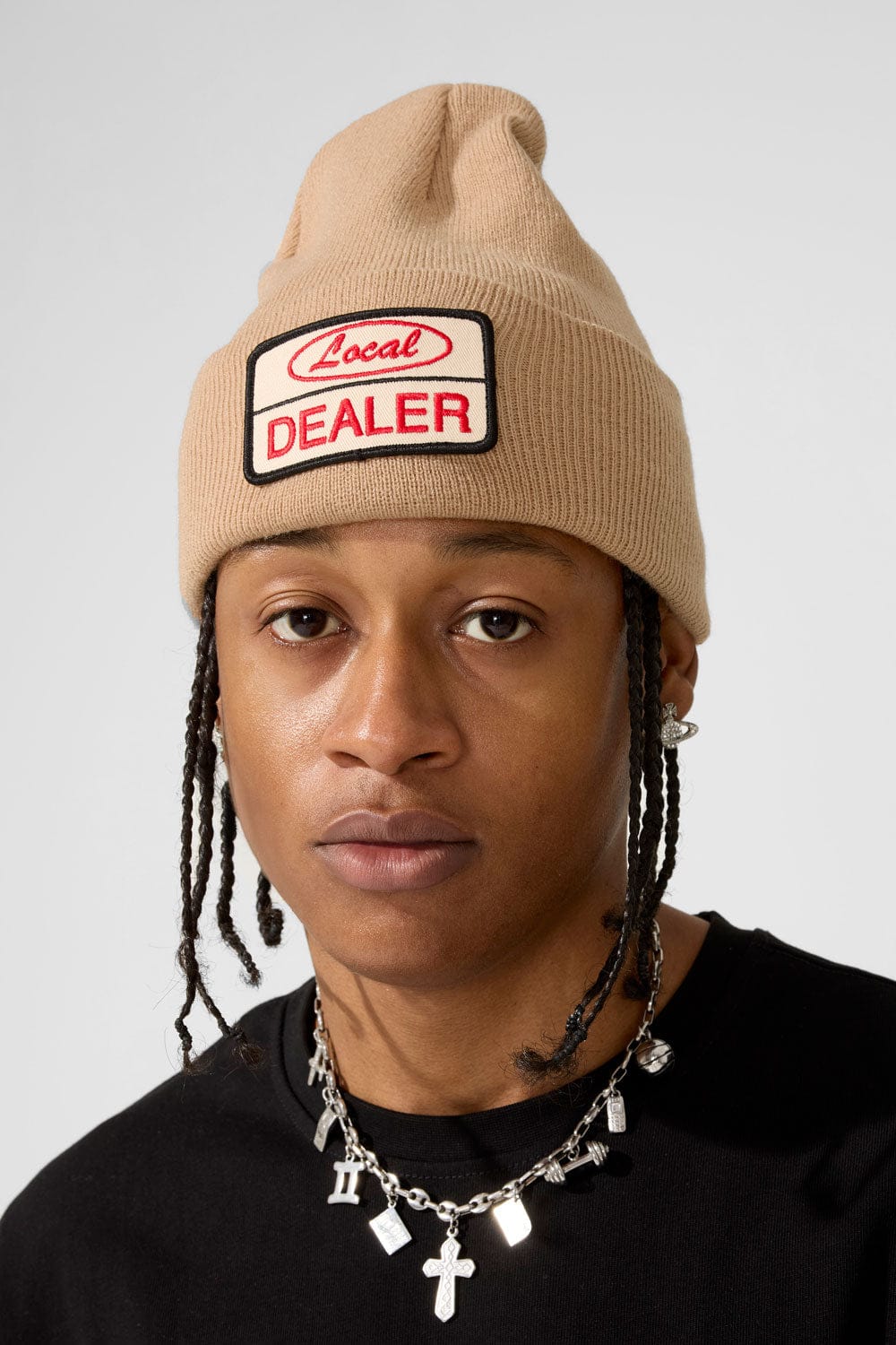 Local Dealer Knit Beanie (Khaki) - Image 5
