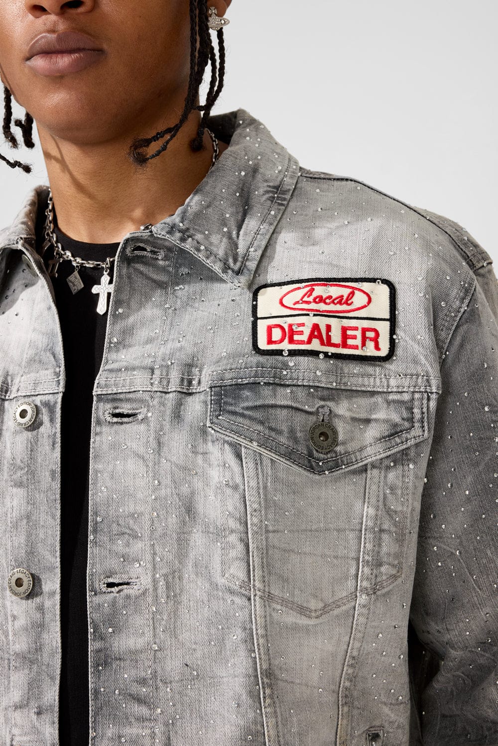 Local Dealer Trucker Jacket (Cement Wash) - Image 6