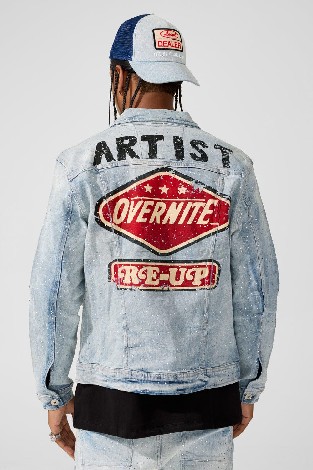 Local Dealer Trucker Jacket (Iced White) - Image 3