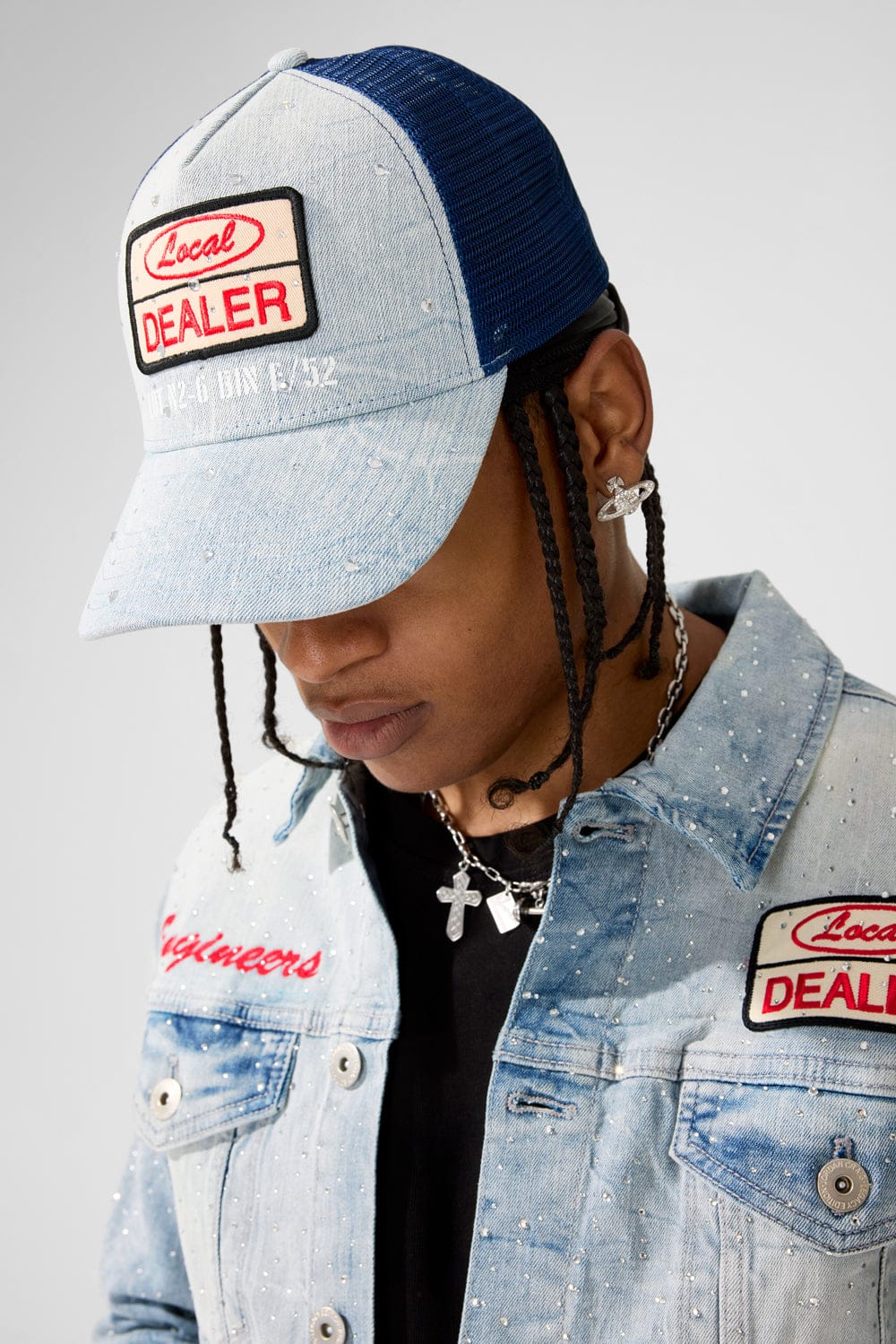 Local Dealer Trucker Jacket (Iced White) - Image 5