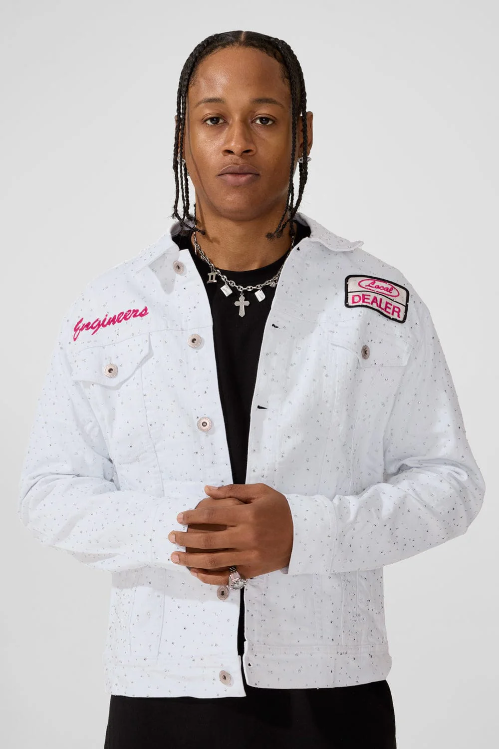 Local Dealer Trucker Jacket (White) - Image 3