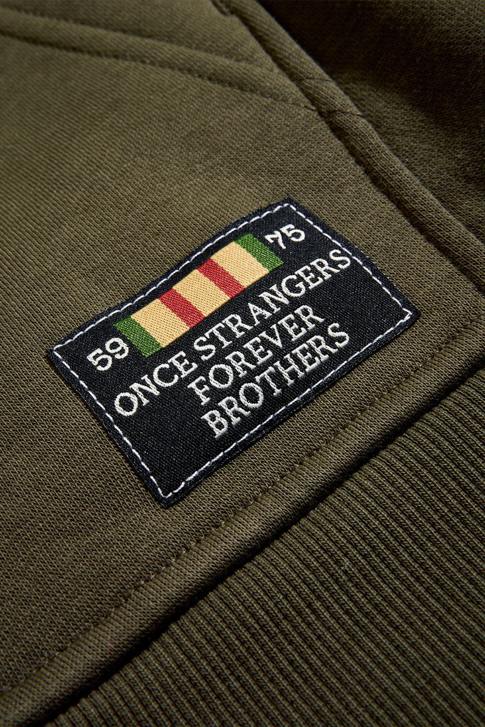 Prestige Tonal Zip Hoodie (Army Green) - Image 8