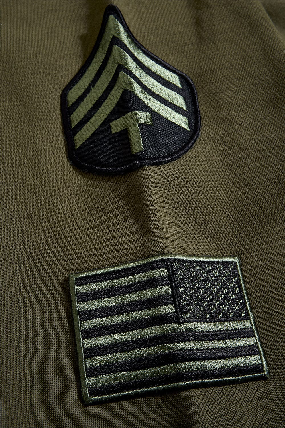 Prestige Tonal Zip Hoodie (Army Green) - Image 9