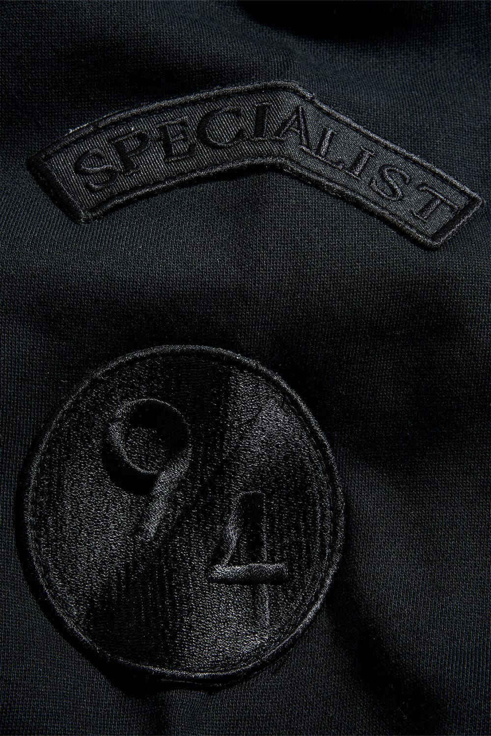 Prestige Tonal Zip Hoodie (Black) - Image 7