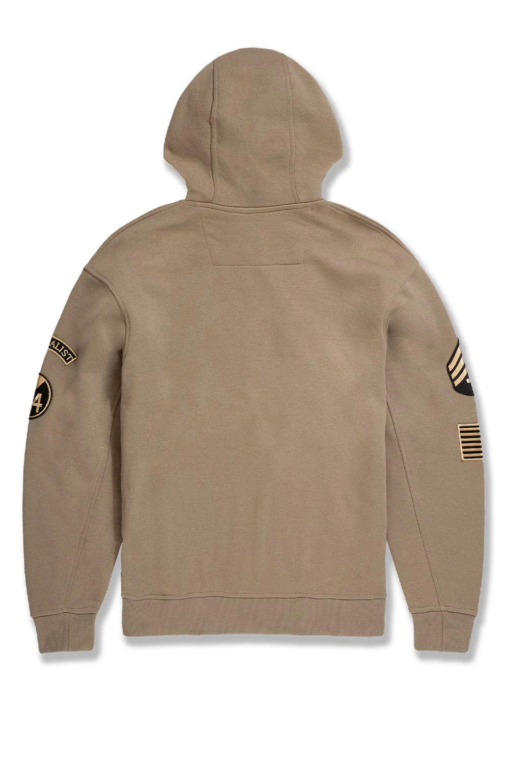 Prestige Tonal Zip Hoodie (Khaki) - Image 12
