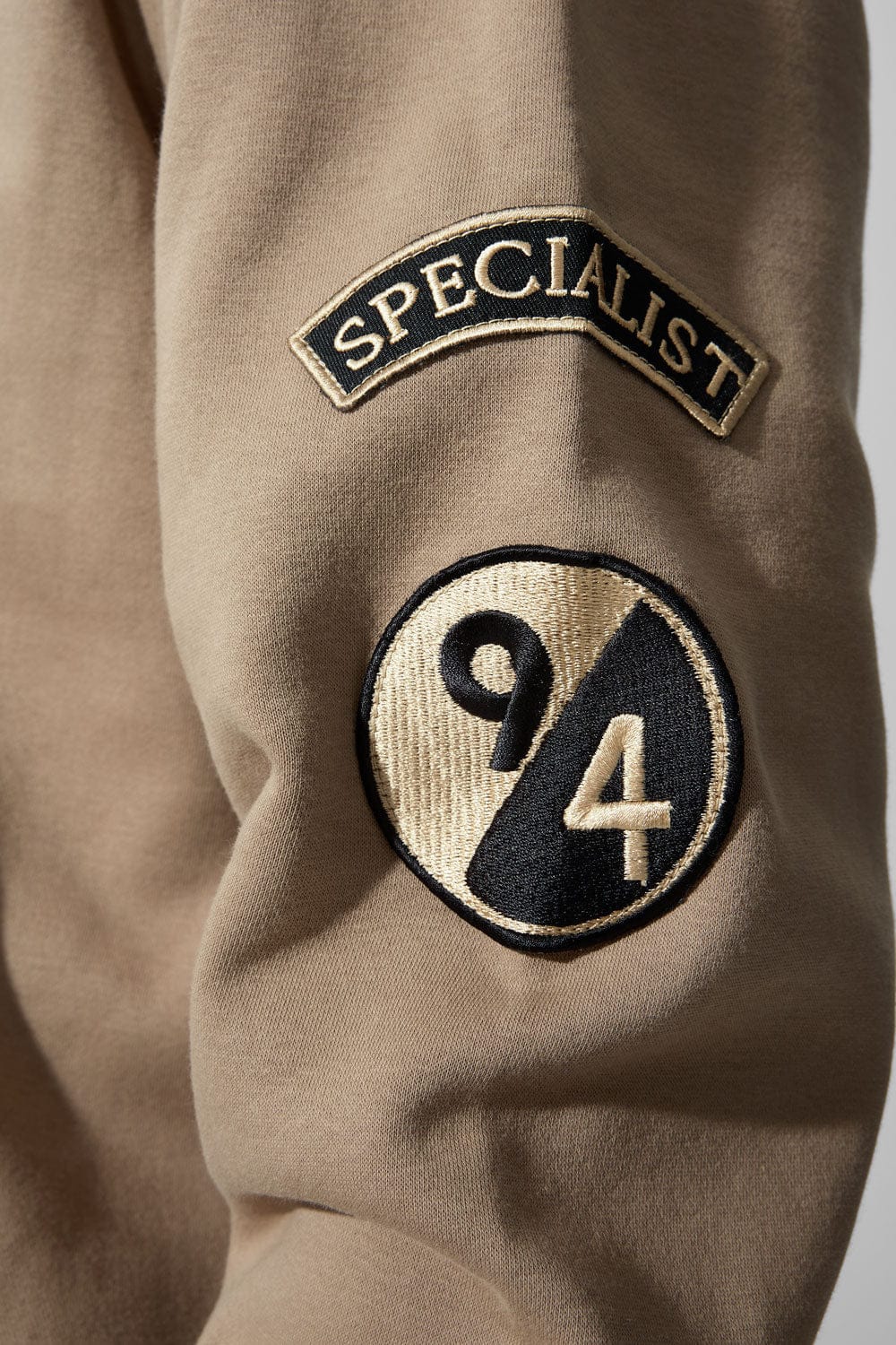 Prestige Tonal Zip Hoodie (Khaki) - Image 5
