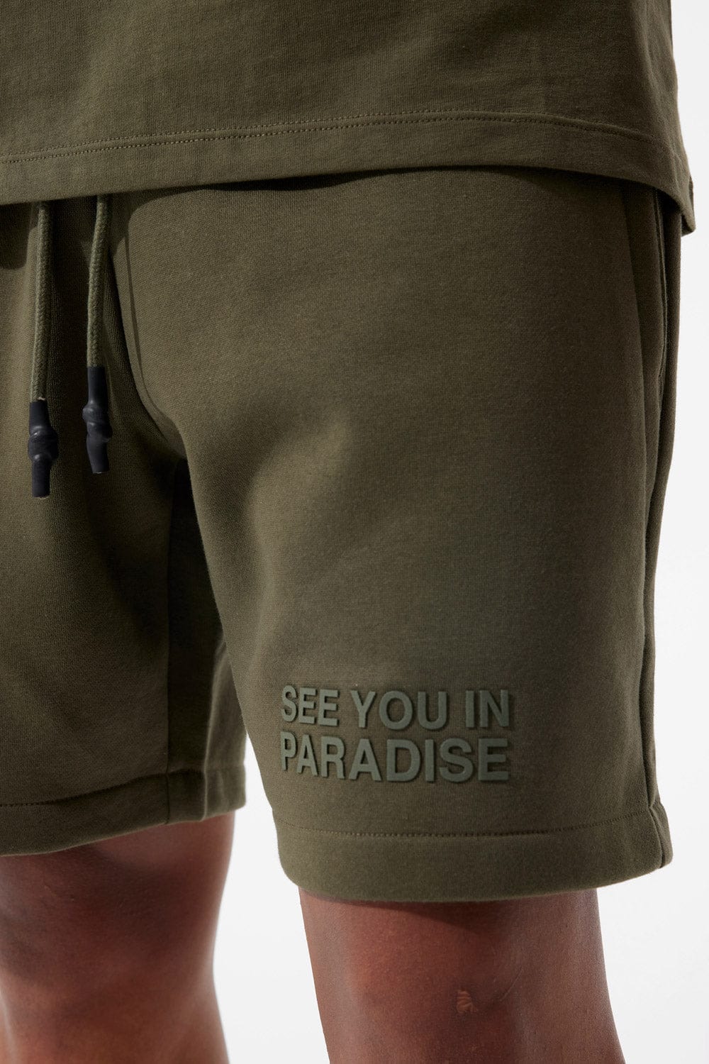 Retro - Paradise Tonal Shorts (Olive) - Image 3