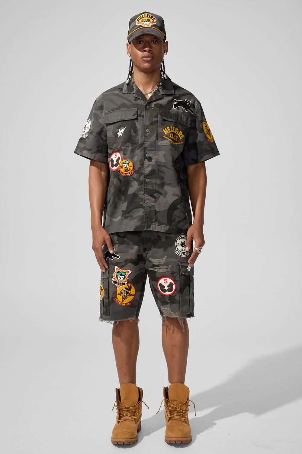 Retro - War Angel Cargo Shorts - Image 10