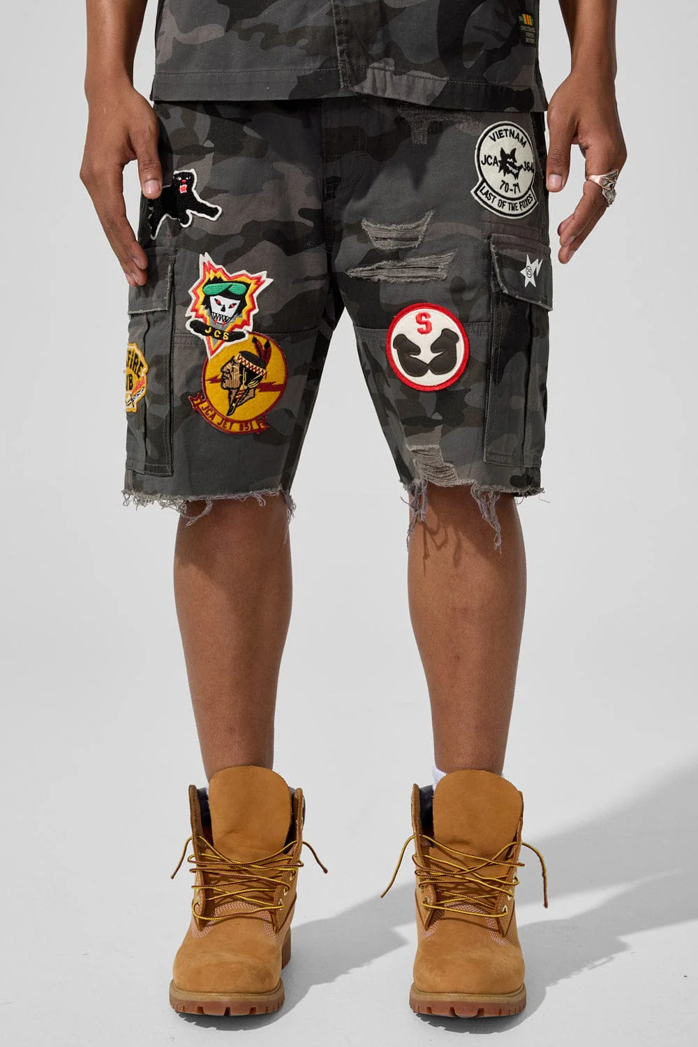 Retro - War Angel Cargo Shorts - Image 11