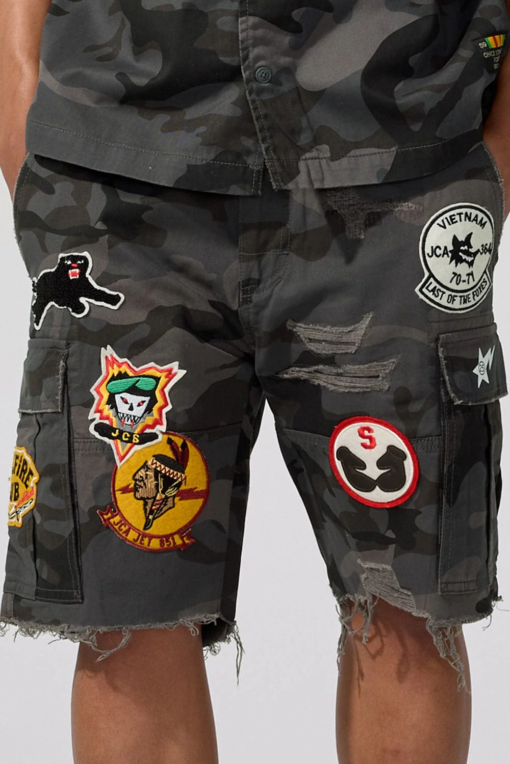 Retro - War Angel Cargo Shorts - Image 12