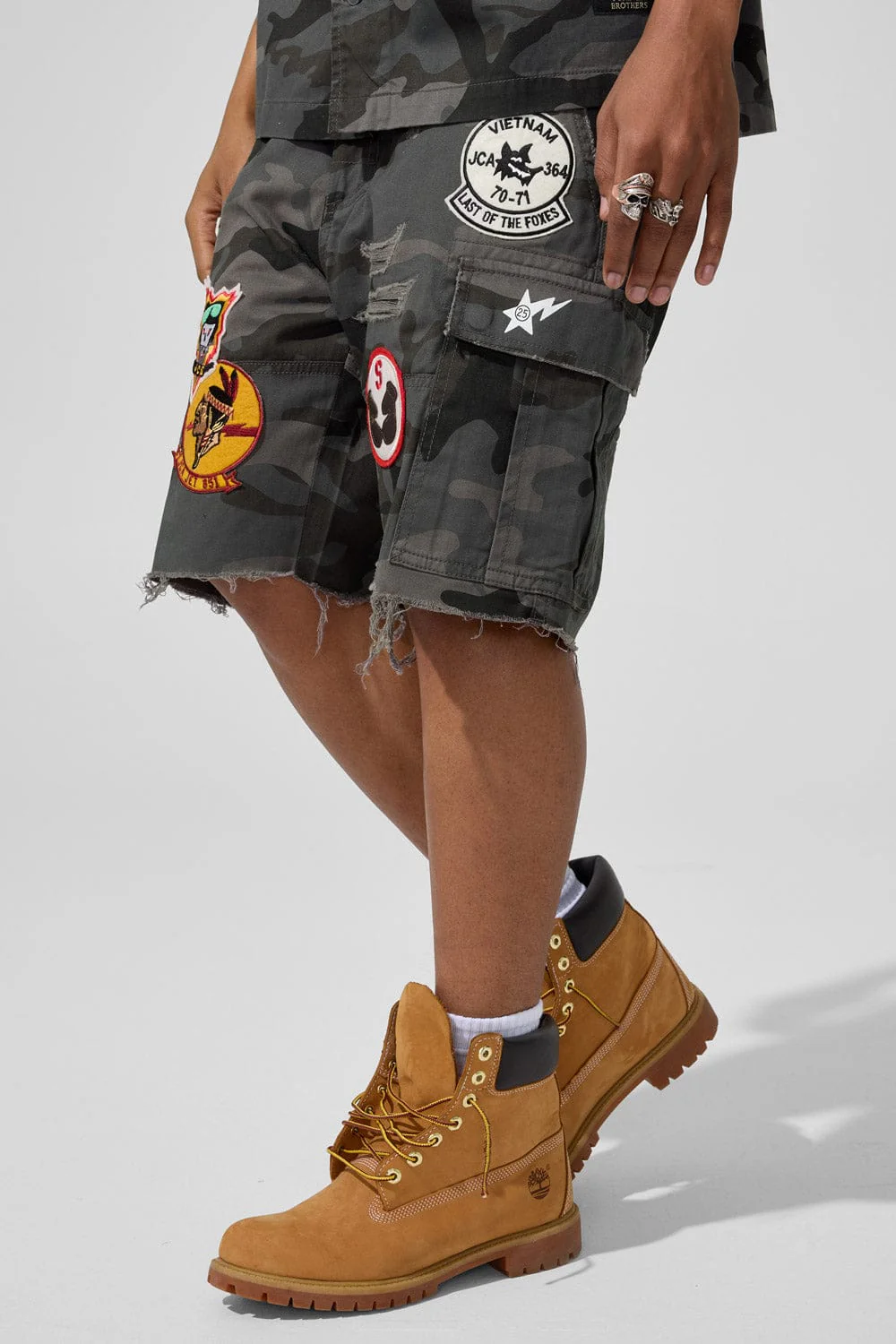 Retro - War Angel Cargo Shorts - Image 9