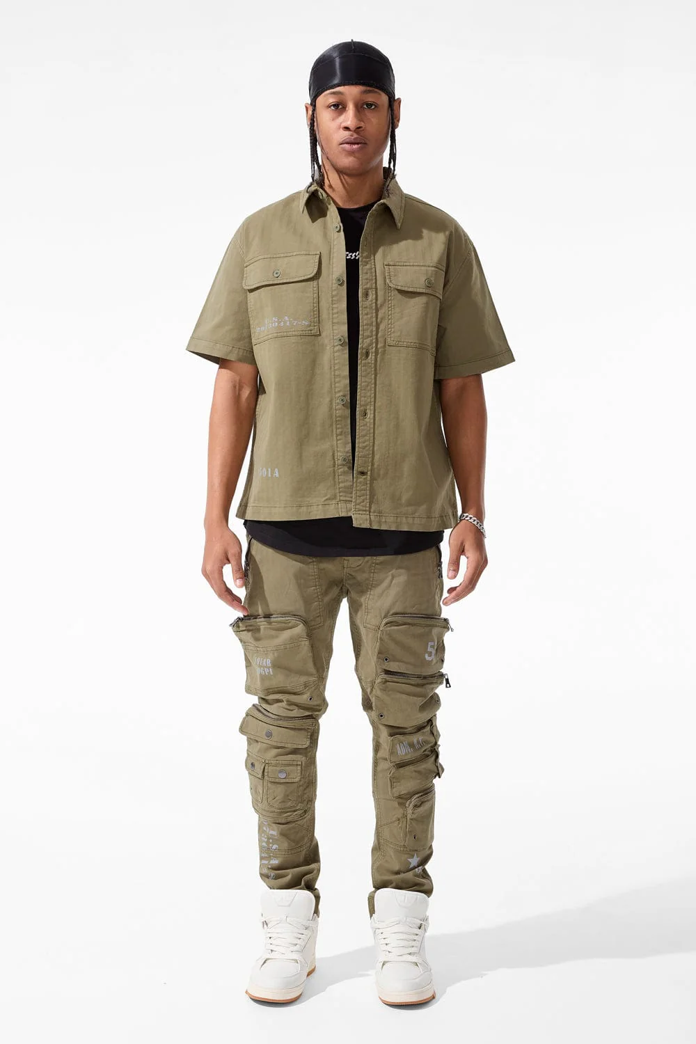Sean - Infantry Division Cargo Pants (Olive) - Image 3
