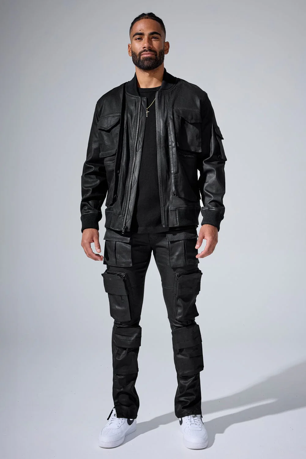 Slim Taper Fit - Midnight Mercenary Denim (Jet Black) - Sean Collection - Image 5