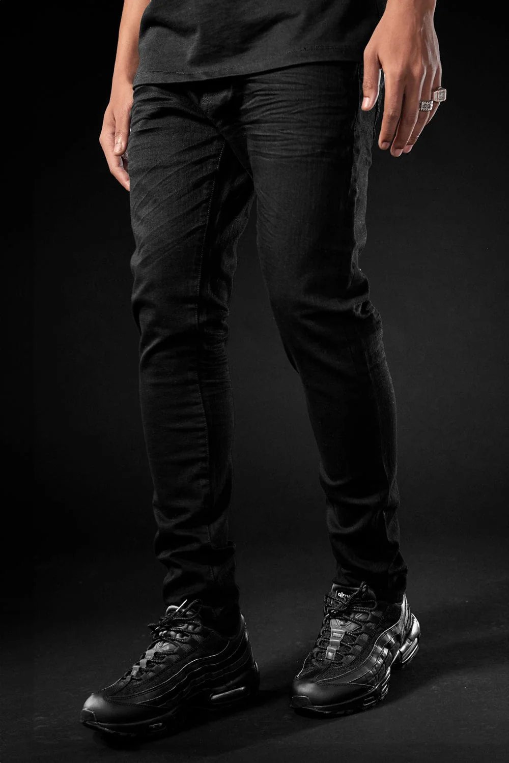 Sean - Pure Tribeca Twill Pants (Black) - Image 3