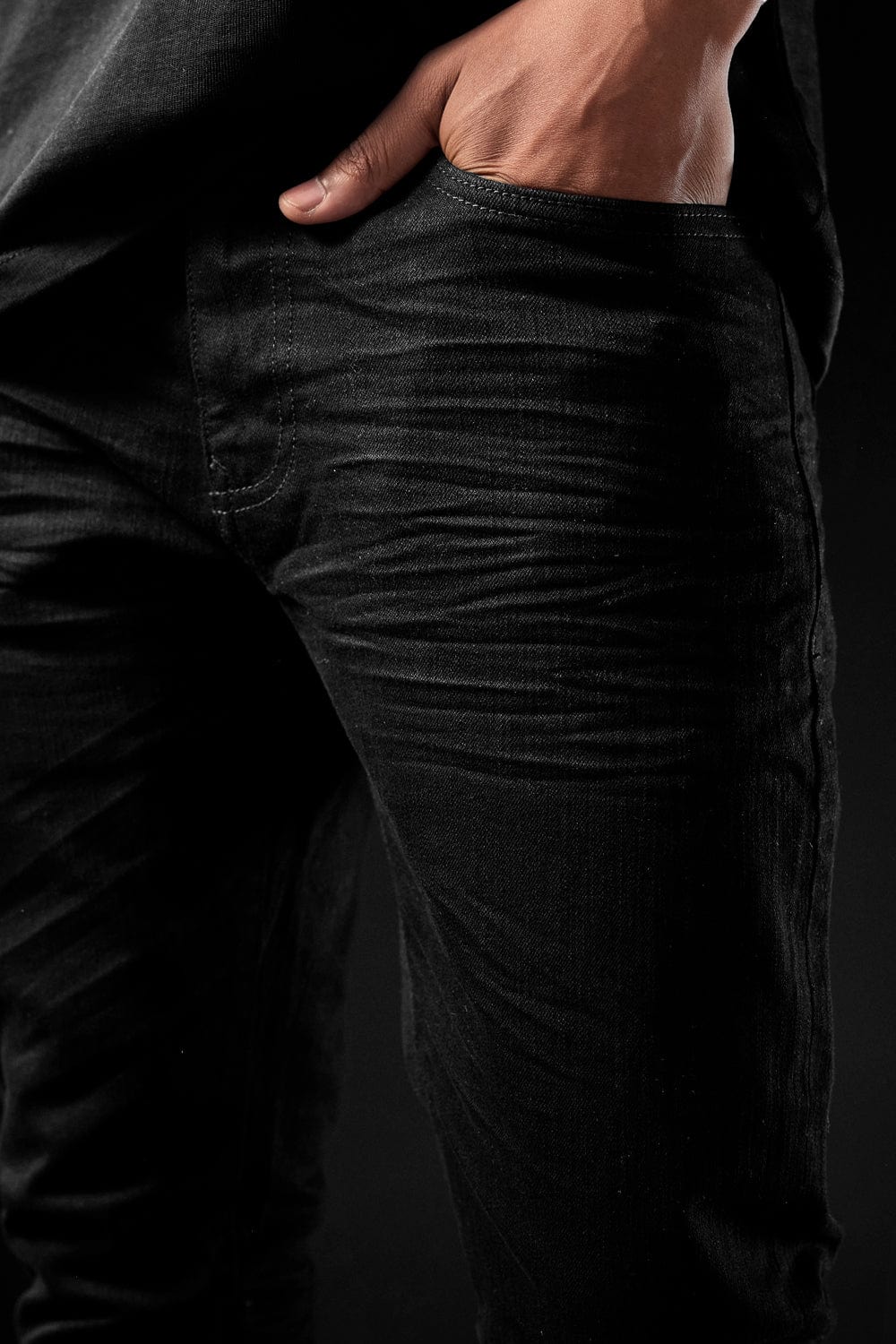 Sean - Pure Tribeca Twill Pants (Black) - Image 5