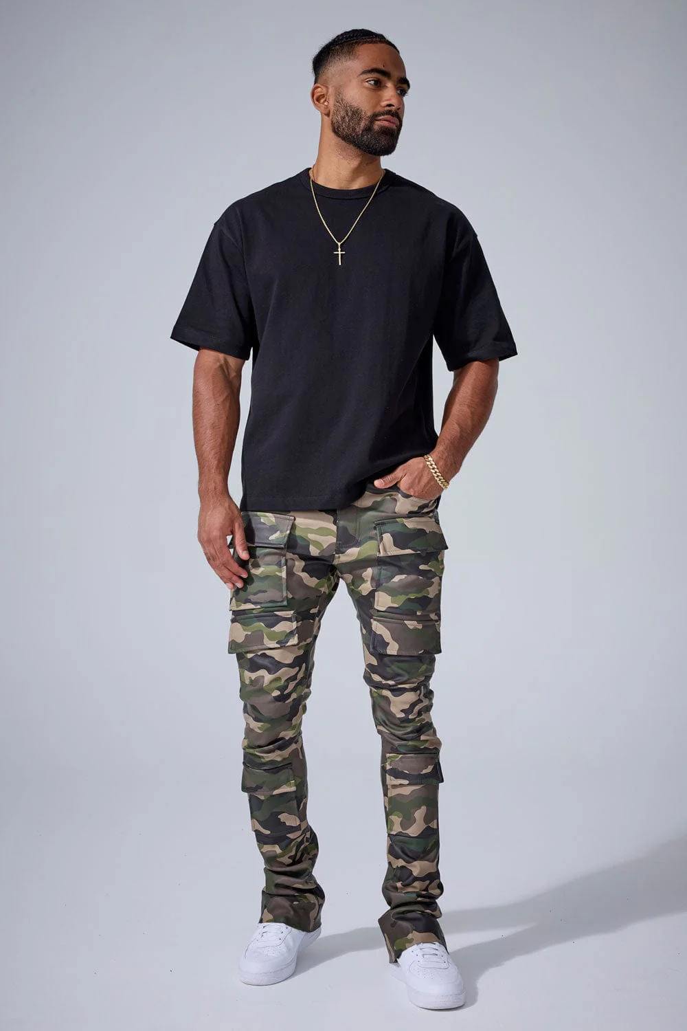 Skinny Stacked Fit - Thriller Cargo Pants - Ross Stacked Collection - Image 23