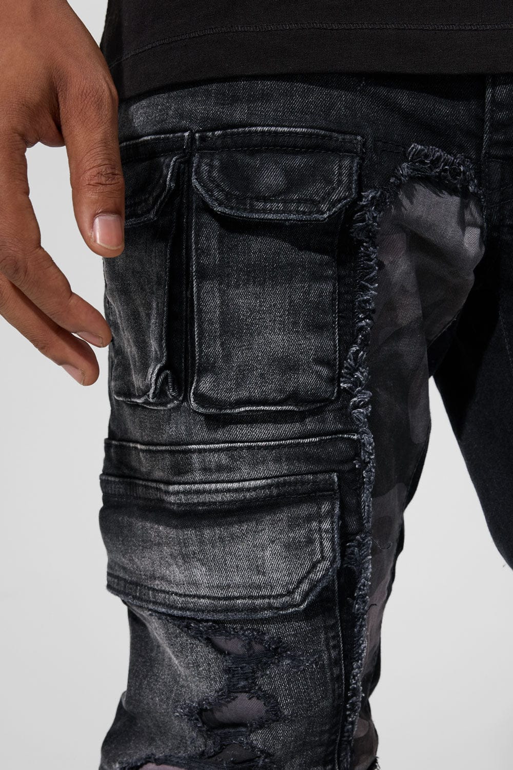 Slim Taper Fit - Devotion Denim (Black Shadow) - Sean Collection - Image 5