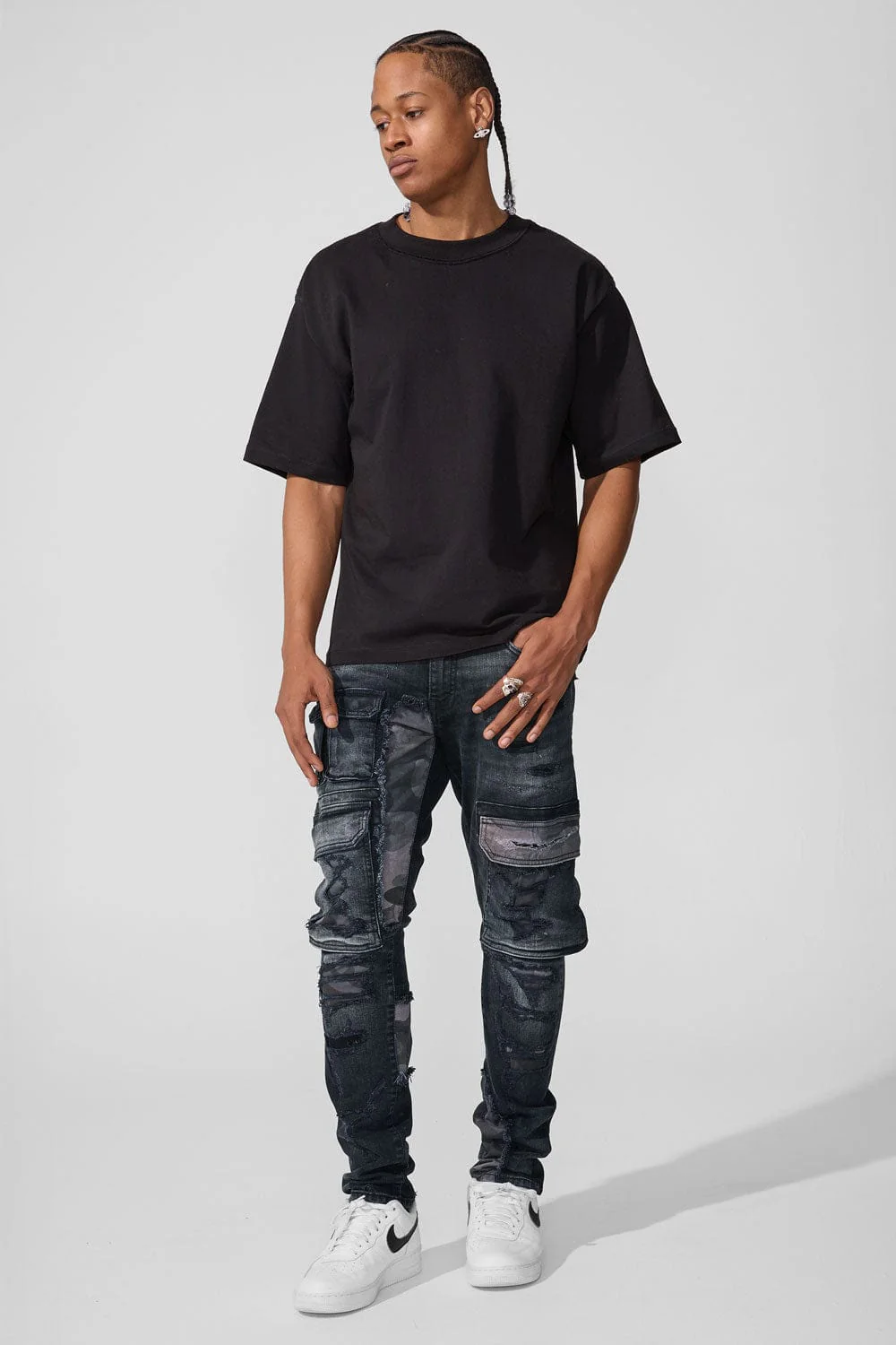 Slim Taper Fit - Devotion Denim (Black Shadow) - Sean Collection - Image 3
