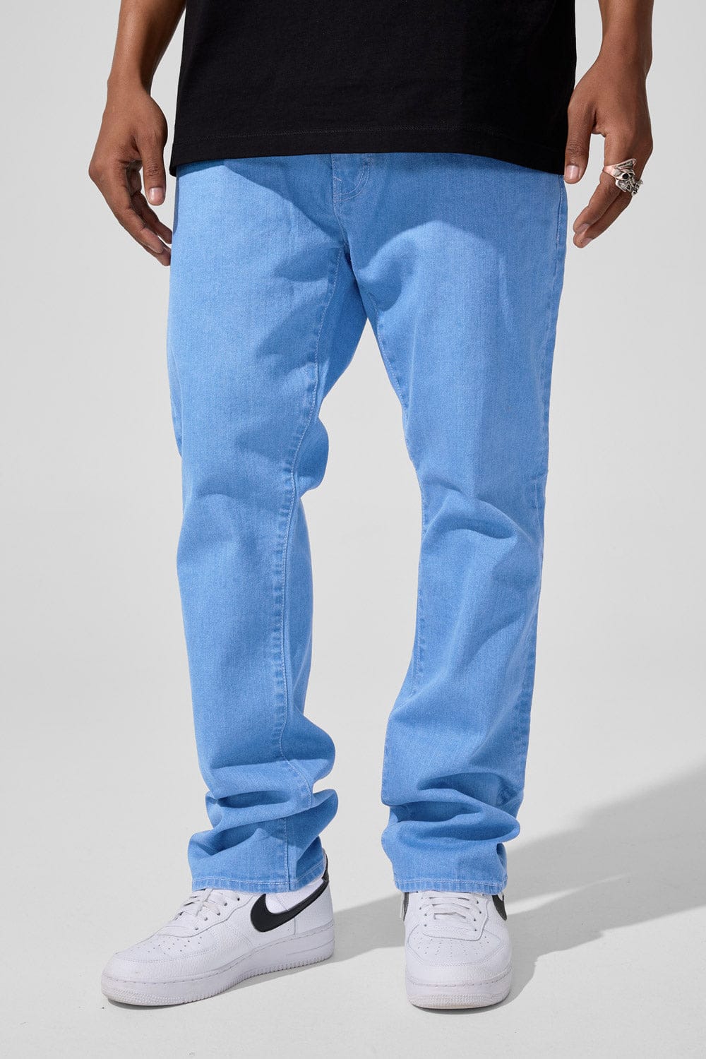 Straight Fit - Upper East Side Denim (Raw Light Blue) - Collins Collection - Image 3