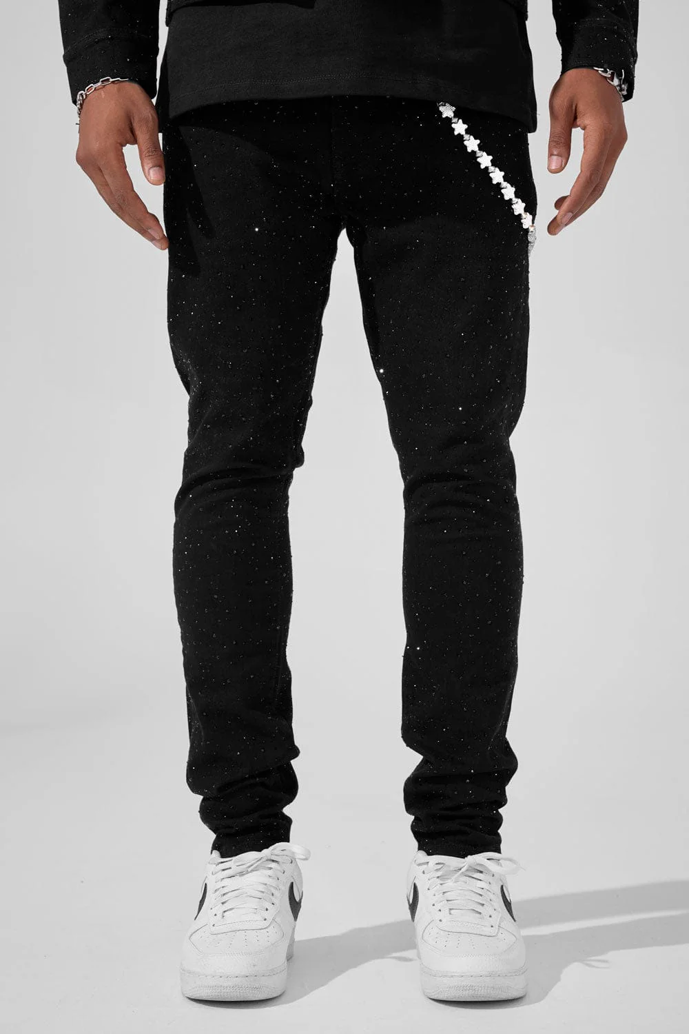 Super Skinny Fit - Magic City Denim (Jet Black) - Martin Collection - Image 3