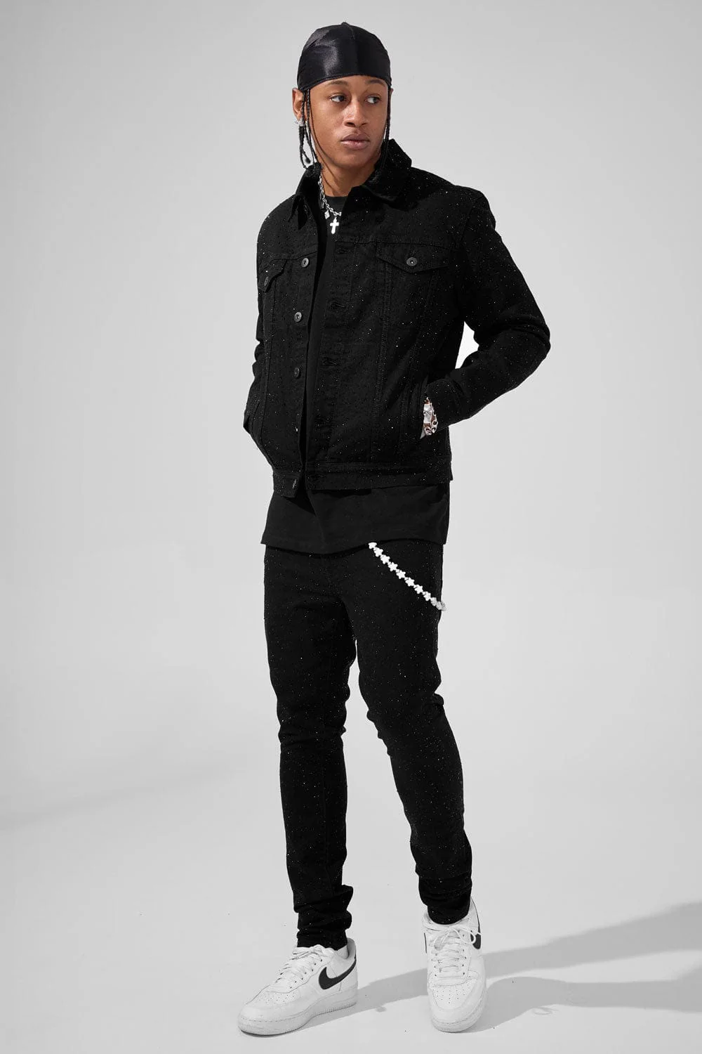 Super Skinny Fit - Magic City Denim (Jet Black) - Martin Collection - Image 4