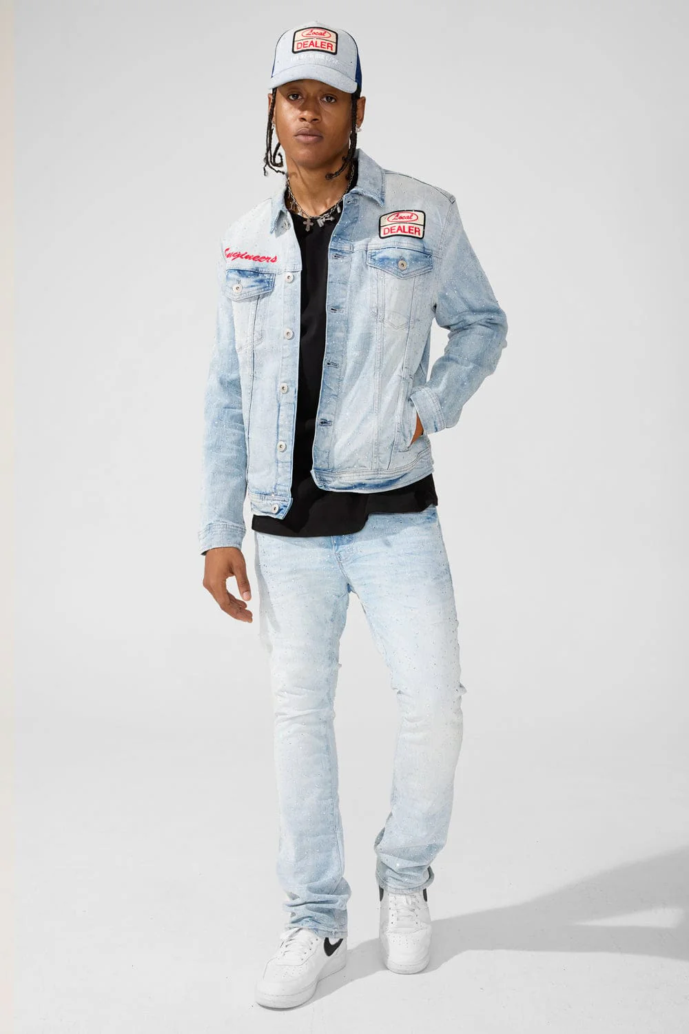 Super Skinny Stacked Fit - Local Dealer Denim - Martin Stacked Collection (Iced White) - Image 3