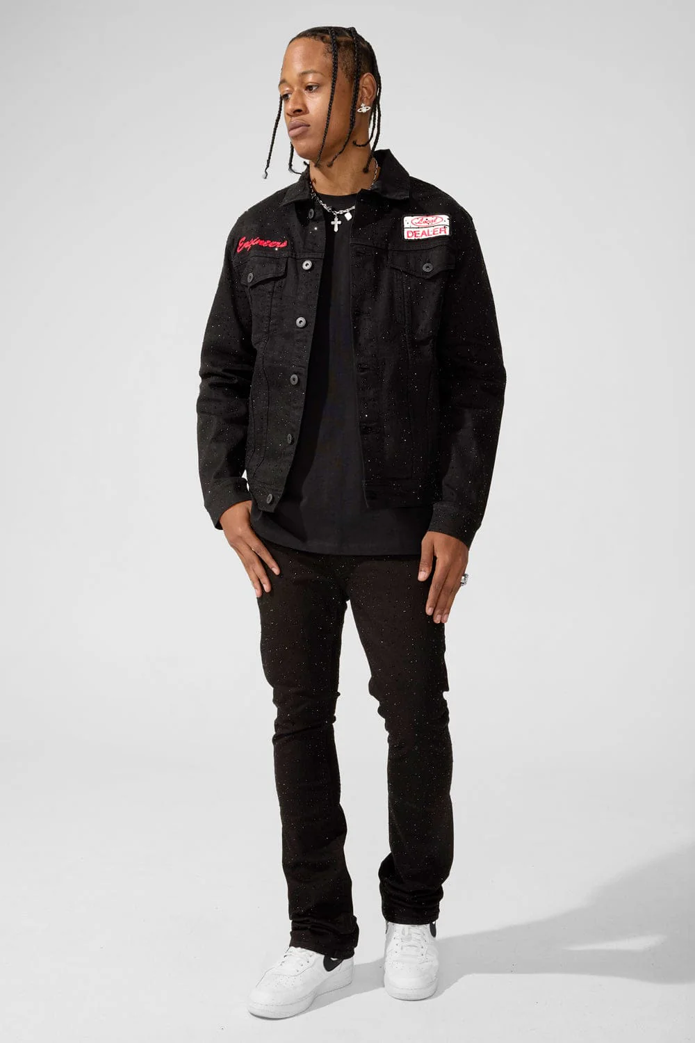 Super Skinny Stacked Fit - Local Dealer Denim - Martin Stacked Collection (Jet Black) - Image 3