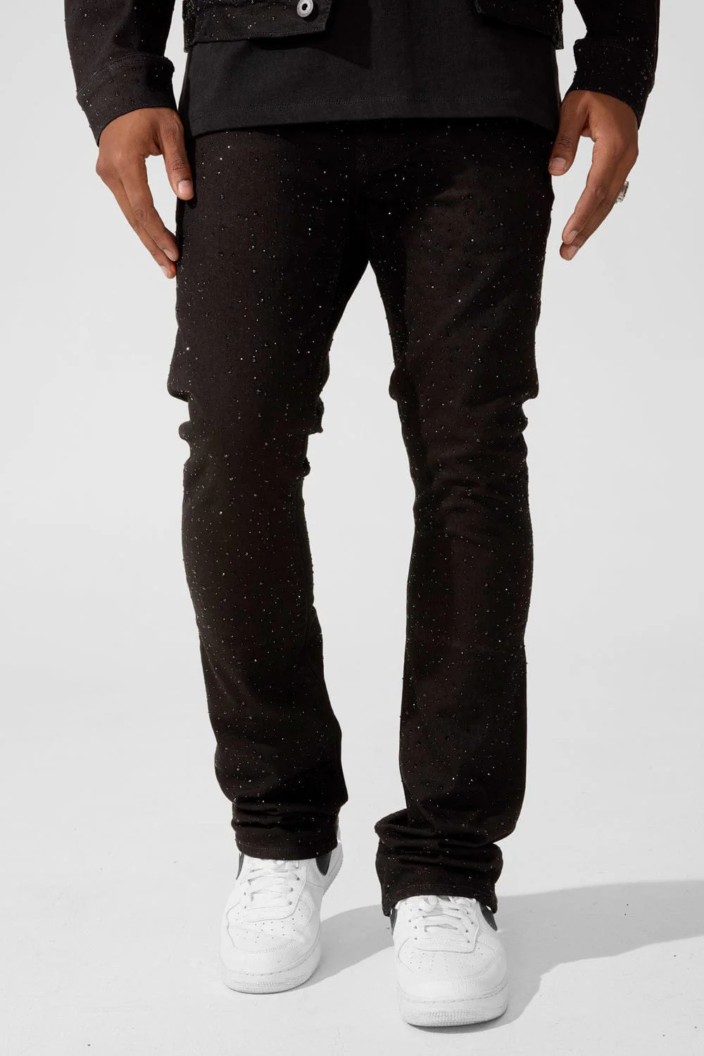 Super Skinny Stacked Fit - Local Dealer Denim - Martin Stacked Collection (Jet Black) - Image 4